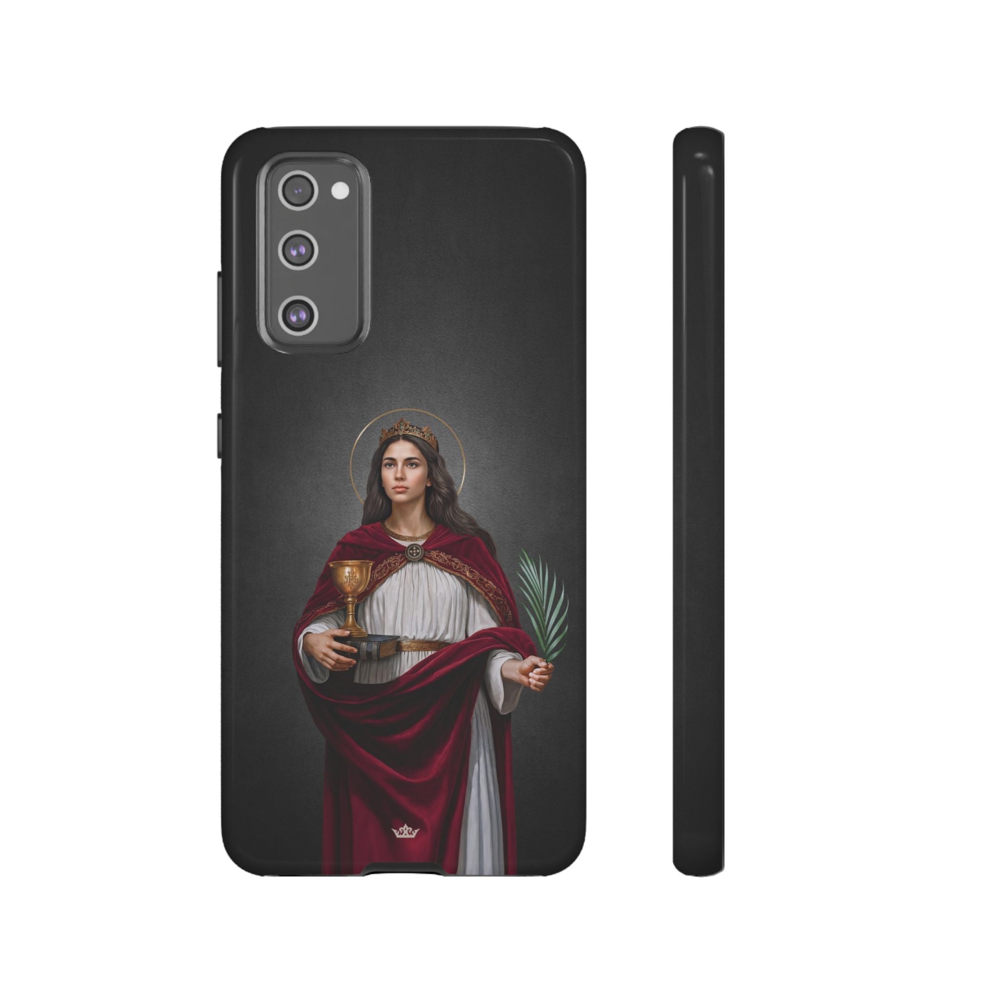 St. Barbara Hard Phone Case (Dark)