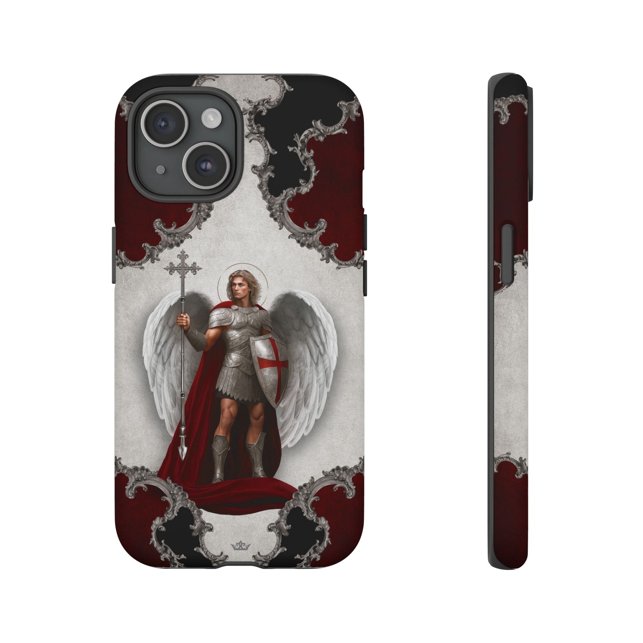 St. Michael the Archangel Victorious Hard Phone Case (Baroque)