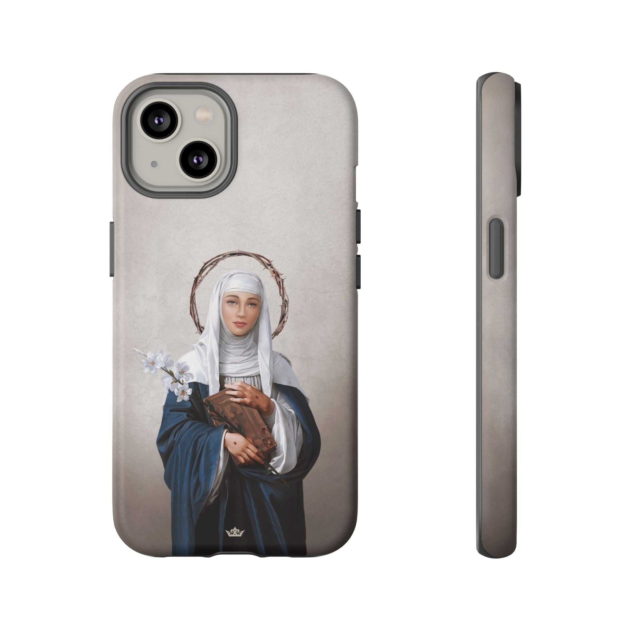 St. Catherine of Siena Hard Phone Case (Light)