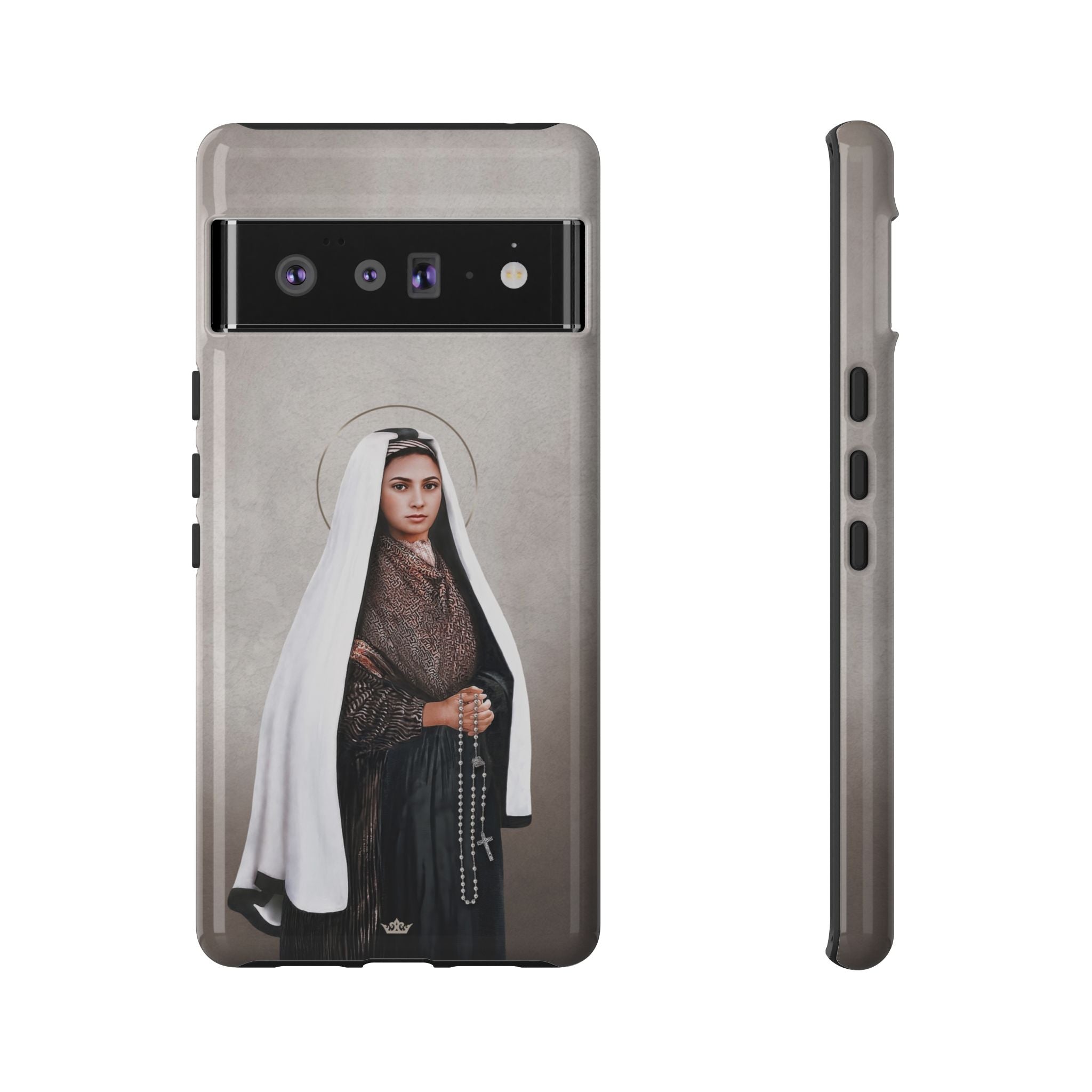 St. Bernadette Hard Phone Case (Light)