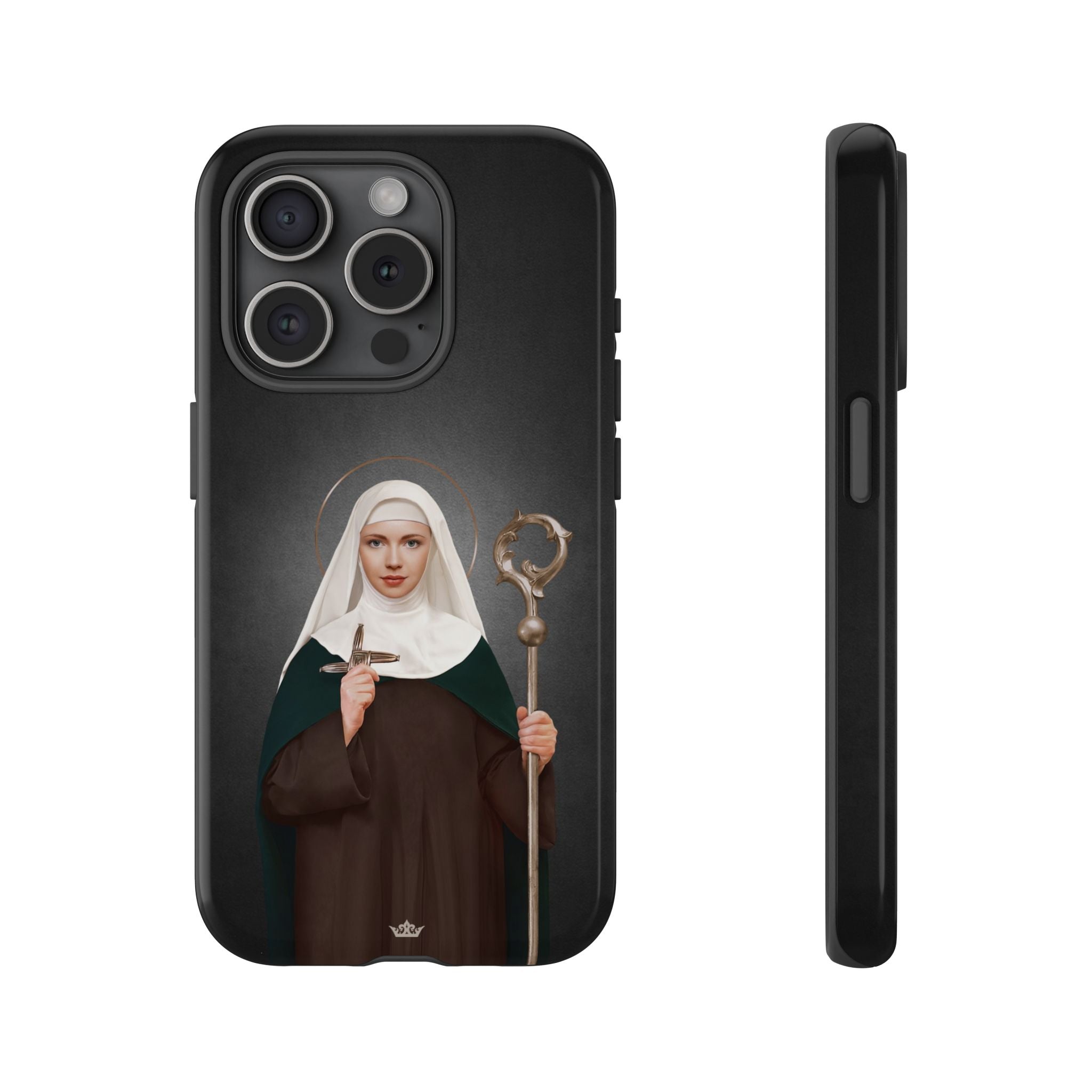 St. Brigid of Ireland Hard Phone Case (Dark)