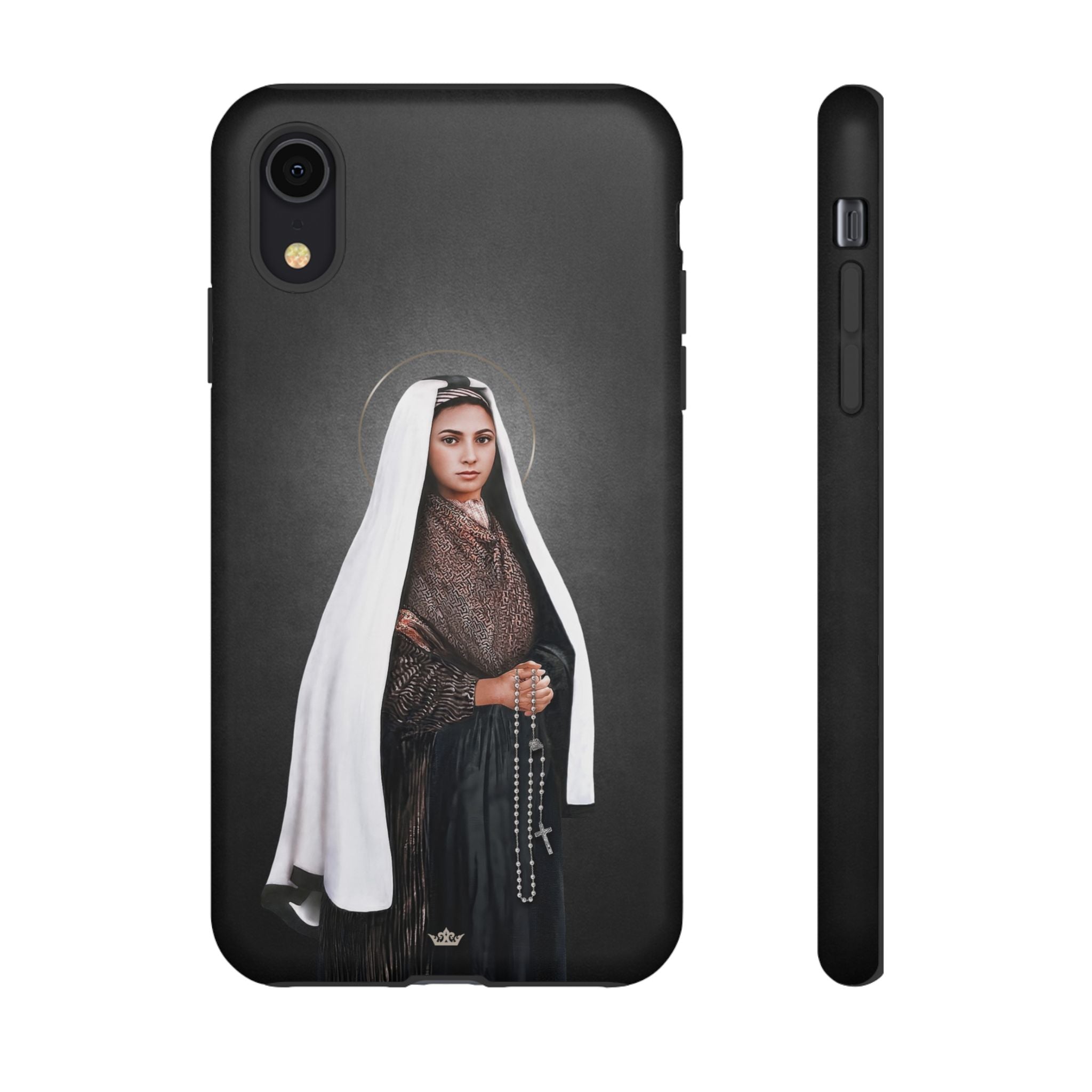 St. Bernadette Hard Phone Case (Dark)