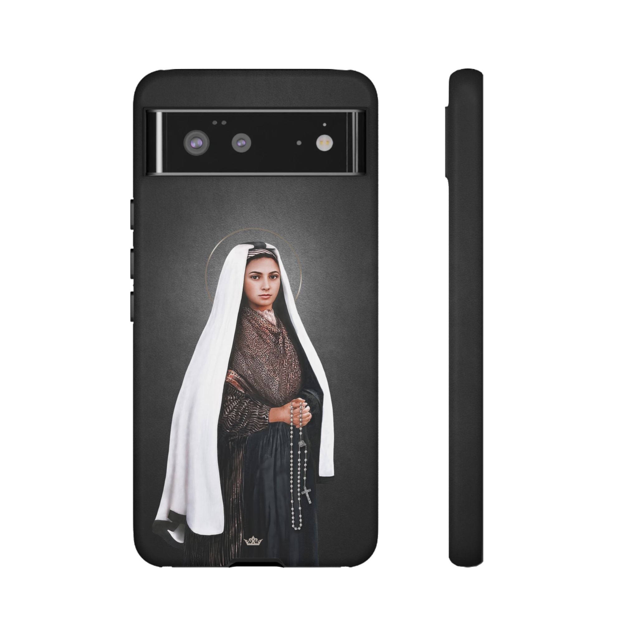 St. Bernadette Hard Phone Case (Dark)