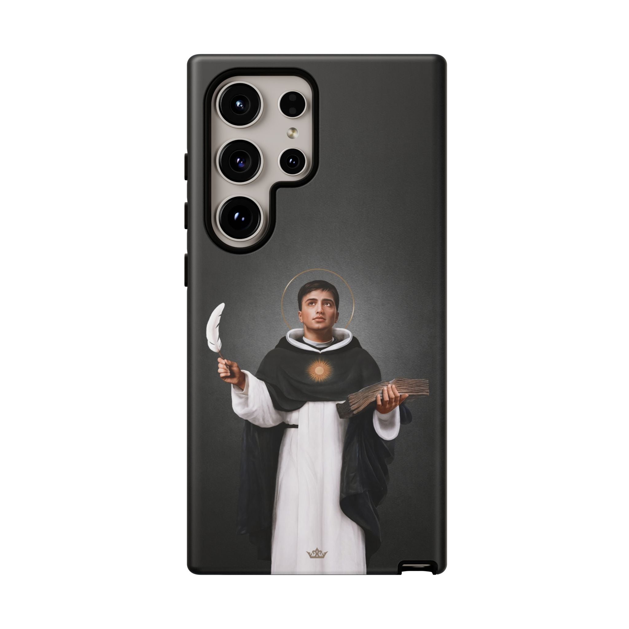 St. Thomas Aquinas Hard Phone Case (Dark)