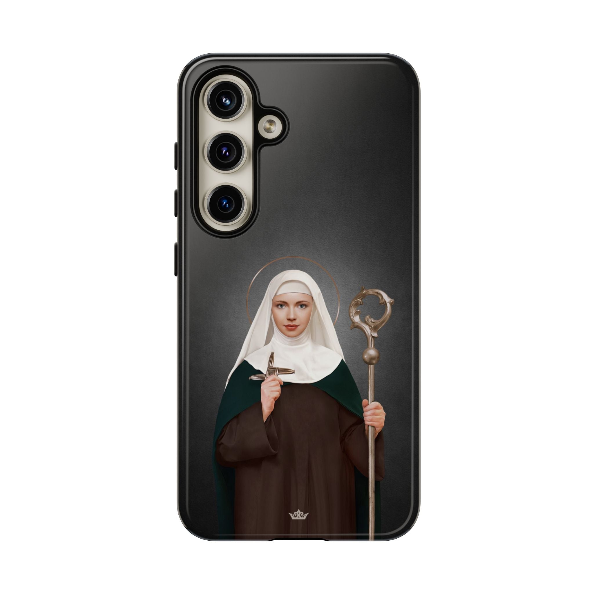 St. Brigid of Ireland Hard Phone Case (Dark)