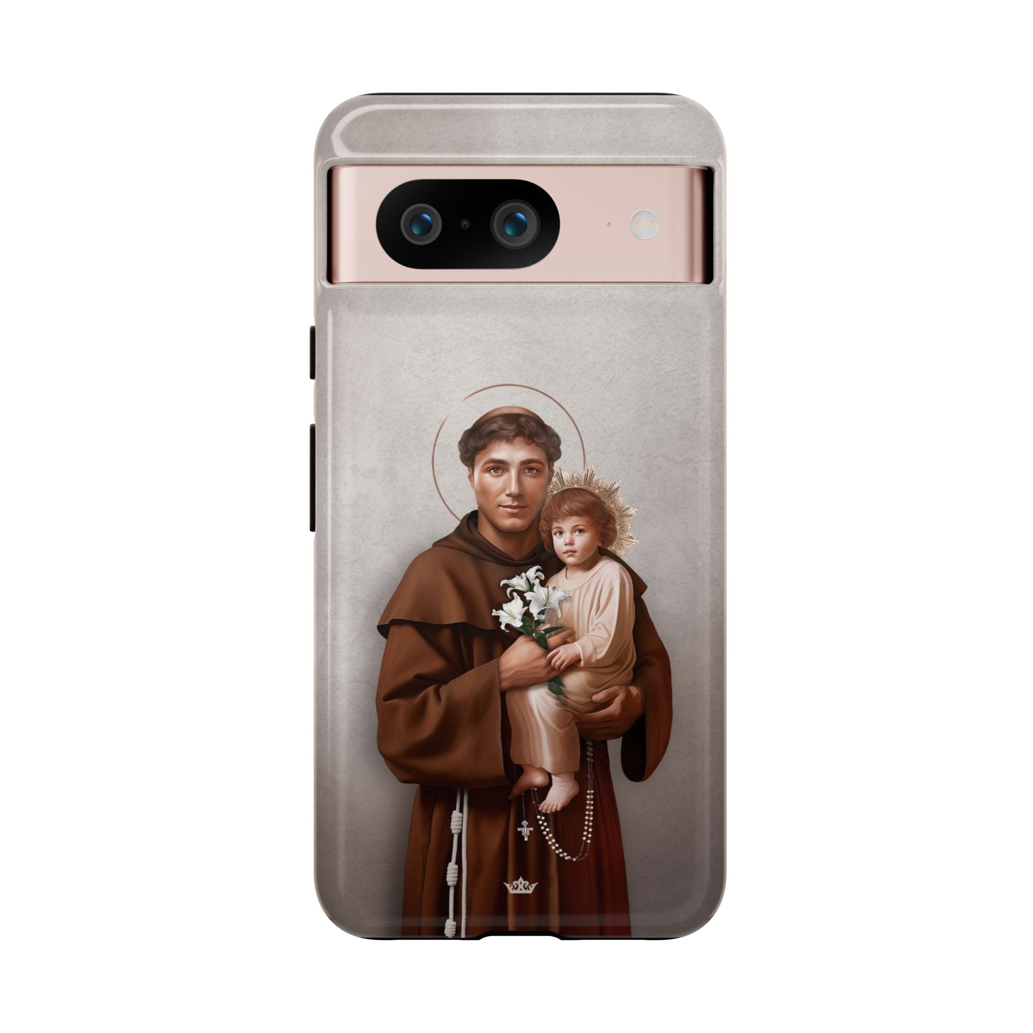 St. Anthony of Padua Hard Phone Case (Light)