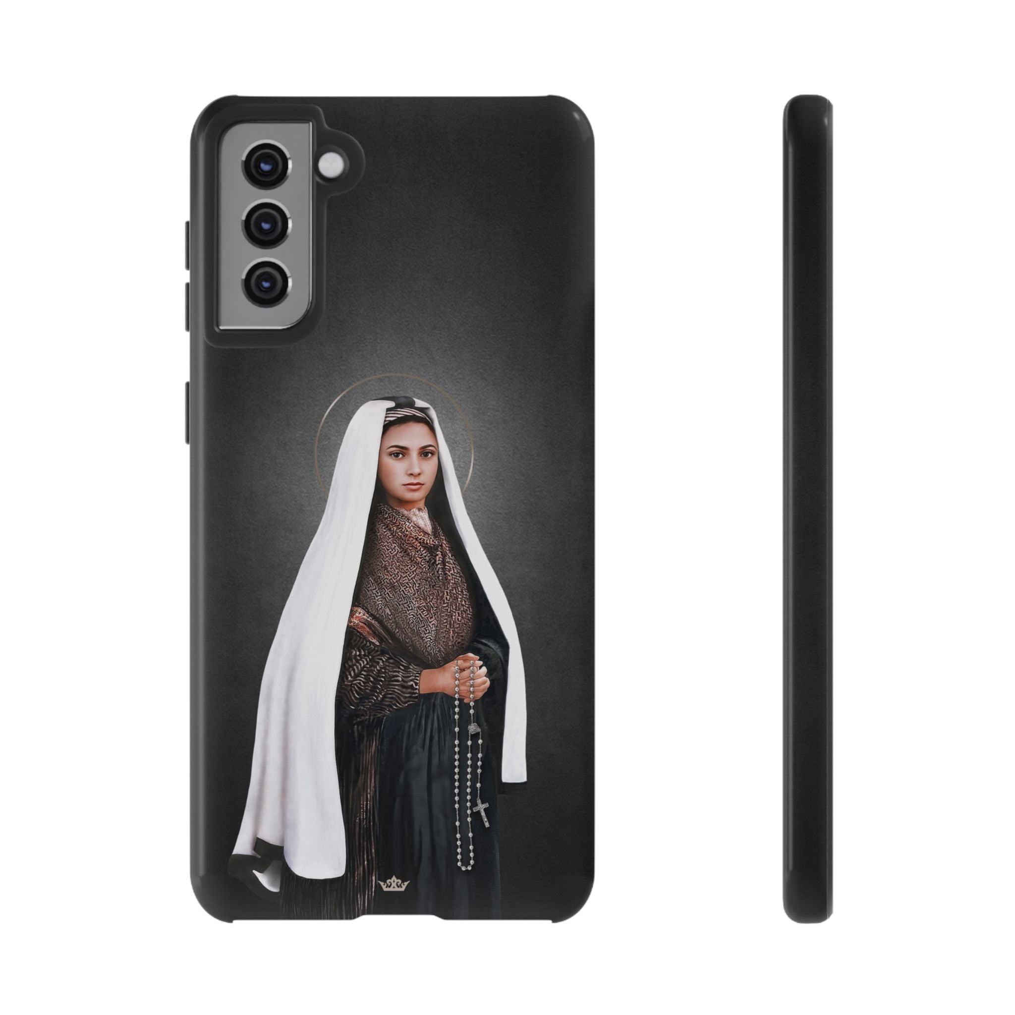 St. Bernadette Hard Phone Case (Dark)