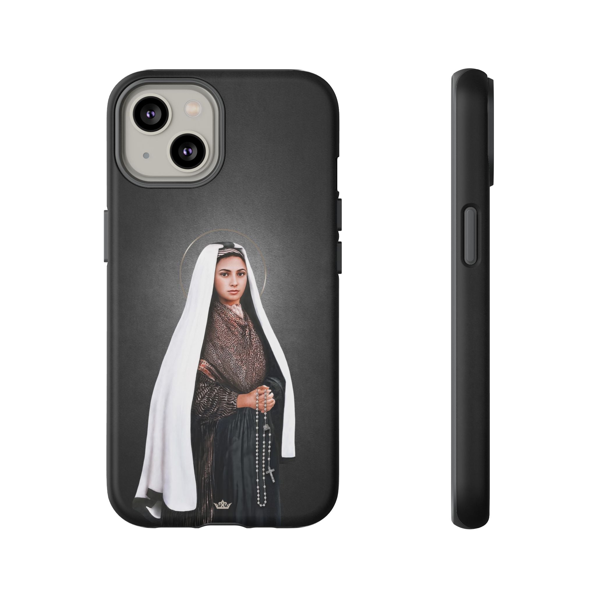 St. Bernadette Hard Phone Case (Dark)