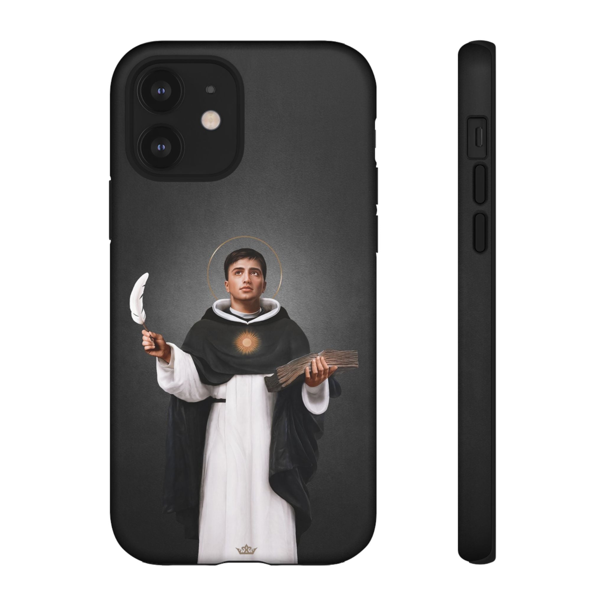 St. Thomas Aquinas Hard Phone Case (Dark)