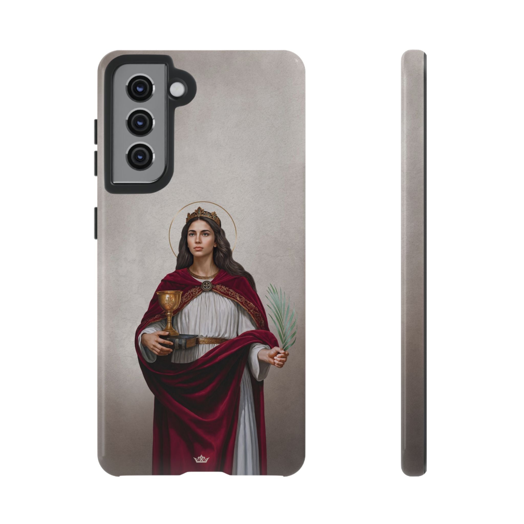 St. Barbara Hard Phone Case (Light)