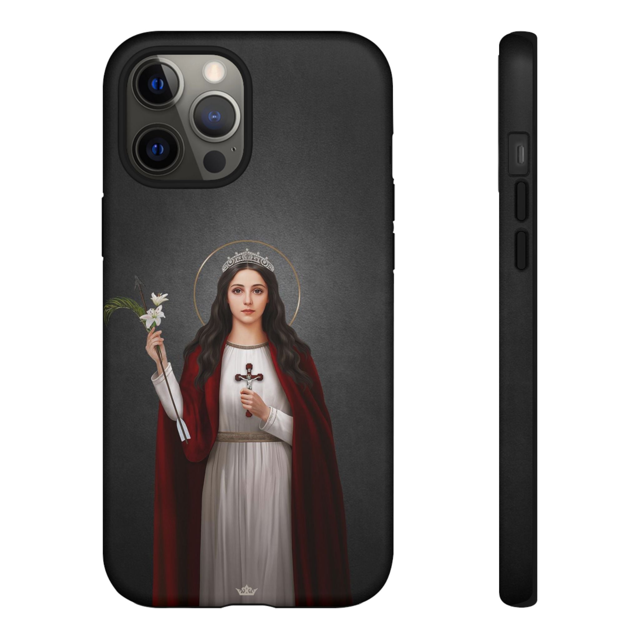 St. Philomena Hard Phone Case (Dark)