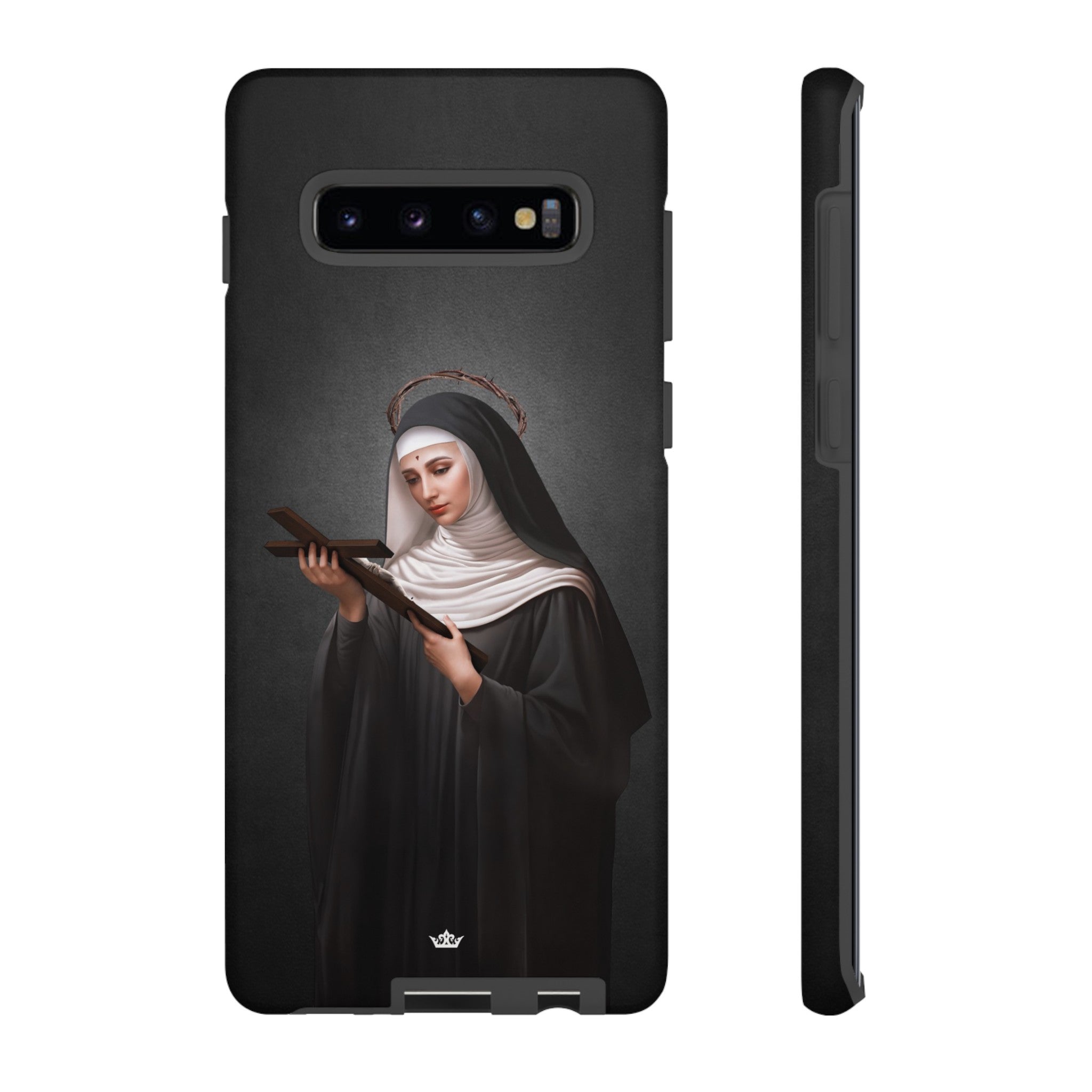 St. Rita of Cascia Hard Phone Case (Dark)