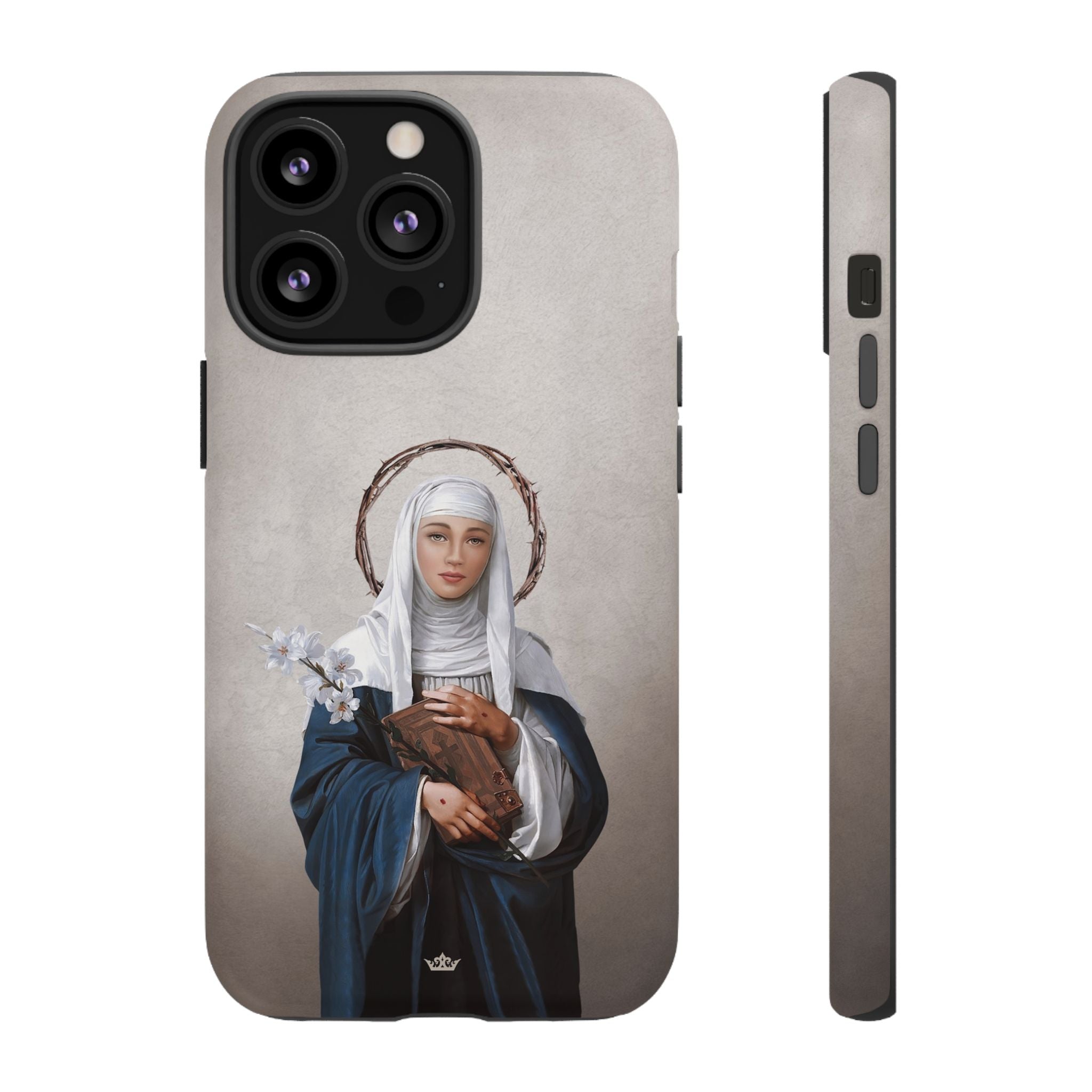 St. Catherine of Siena Hard Phone Case (Light)