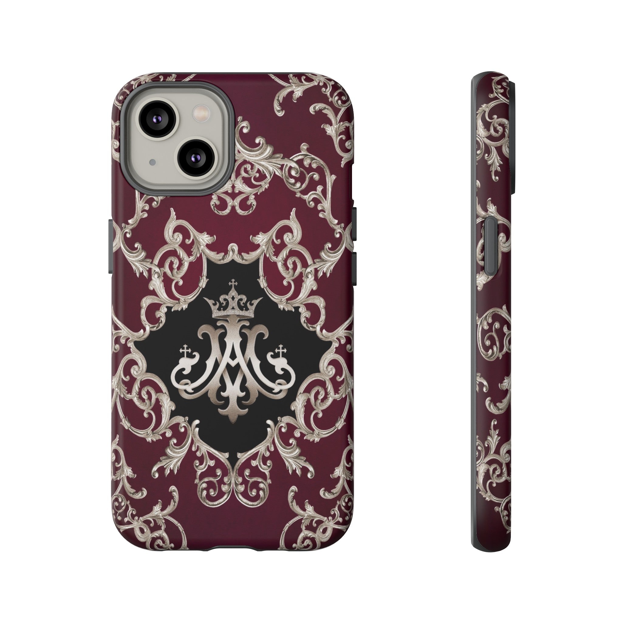 Ave Maria Hard Phone Case (Baroque Mahogany)