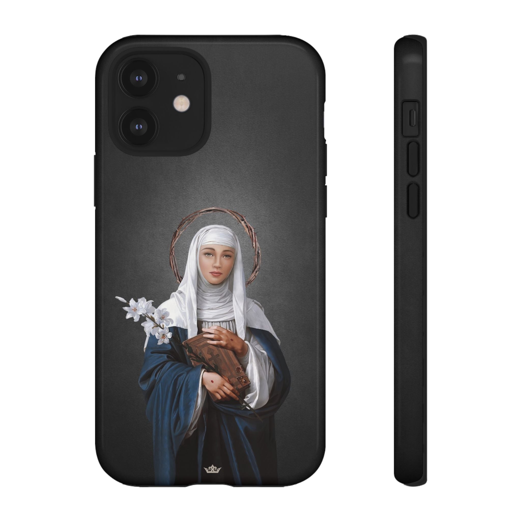 St. Catherine of Siena Hard Phone Case (Dark)