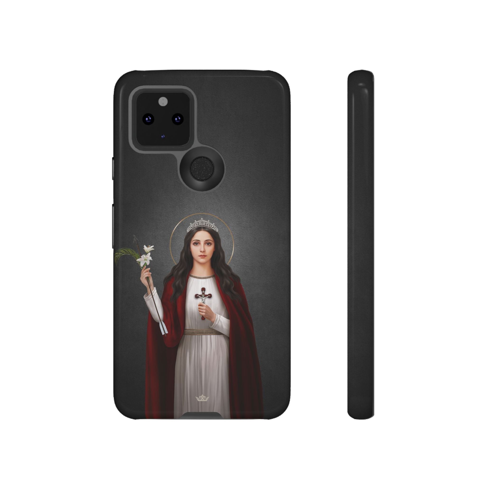 St. Philomena Hard Phone Case (Dark)