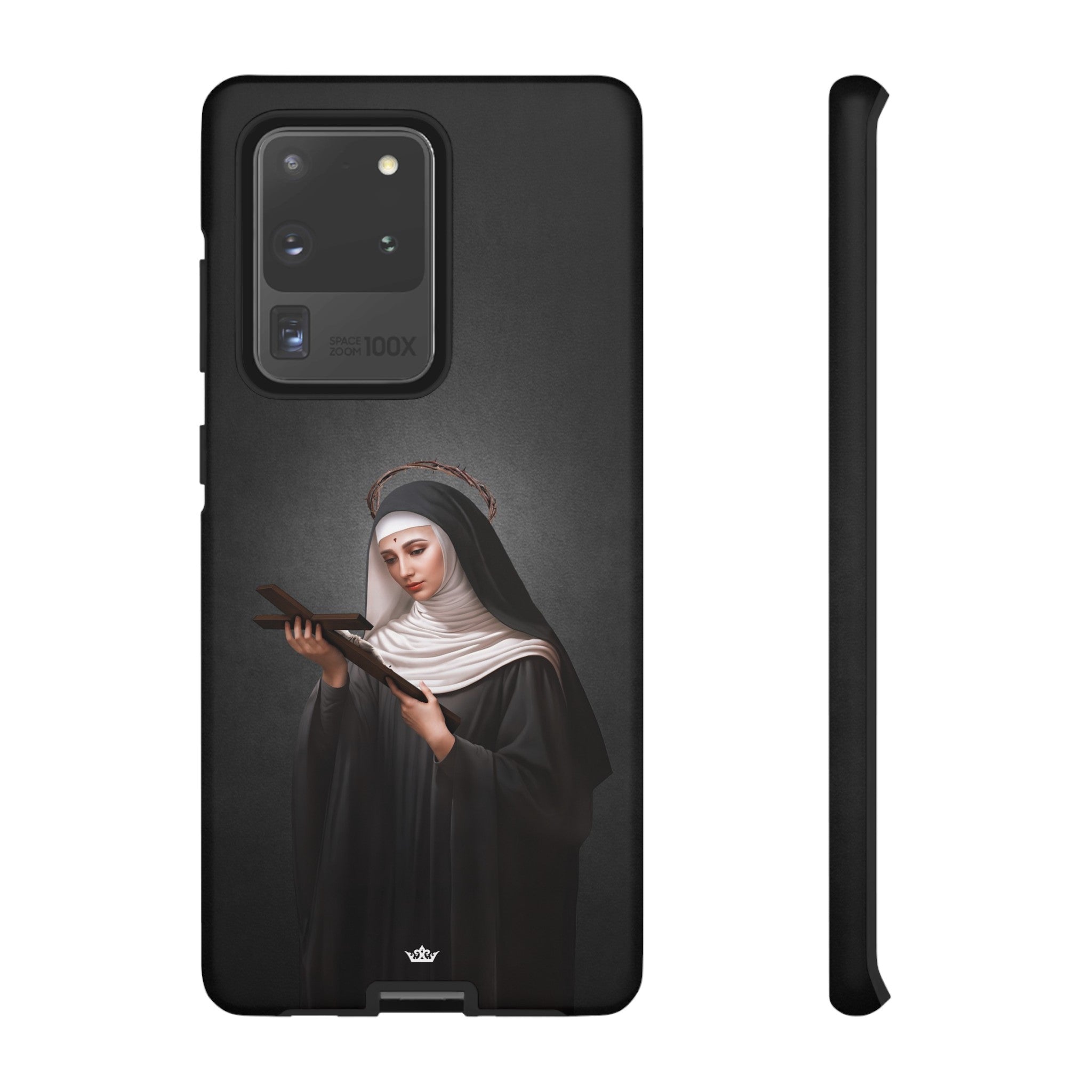 St. Rita of Cascia Hard Phone Case (Dark)