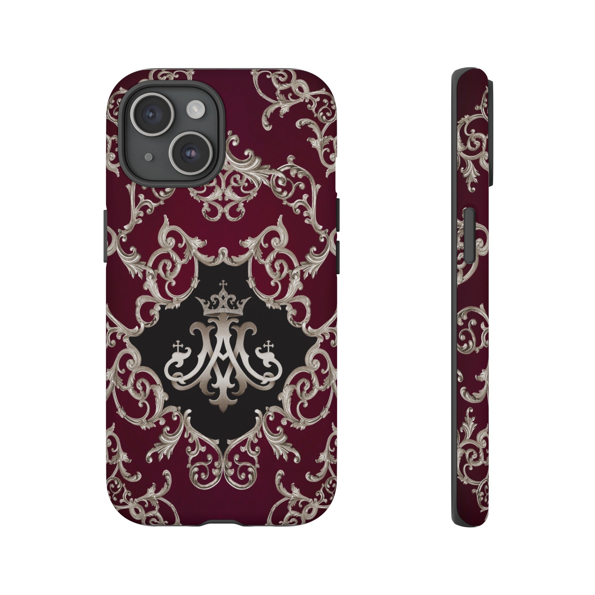 Ave Maria Hard Phone Case (Baroque Mahogany)