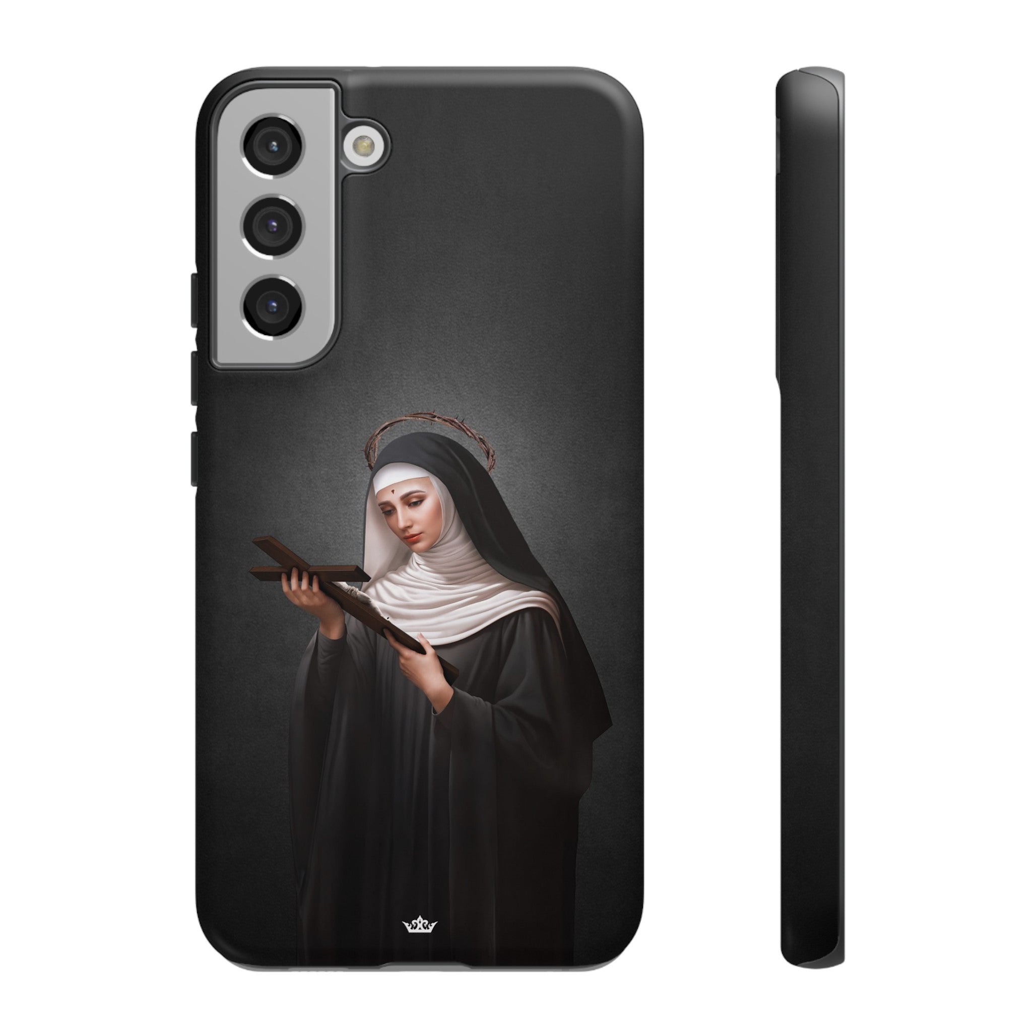 St. Rita of Cascia Hard Phone Case (Dark)