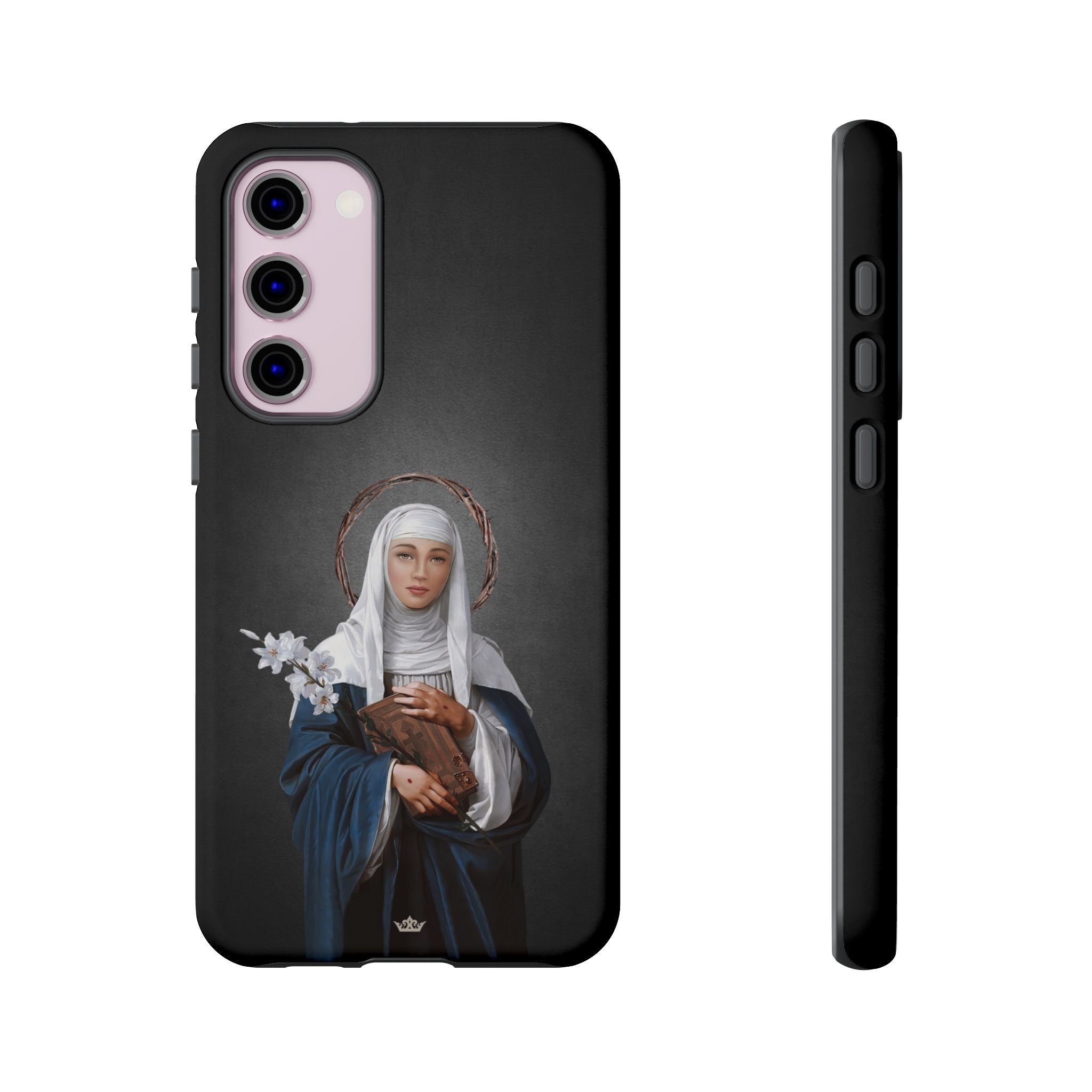 St. Catherine of Siena Hard Phone Case (Dark)