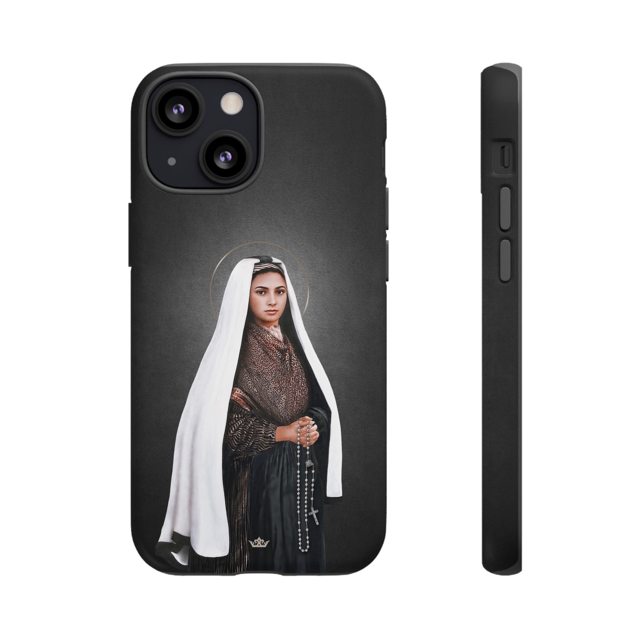 St. Bernadette Hard Phone Case (Dark)