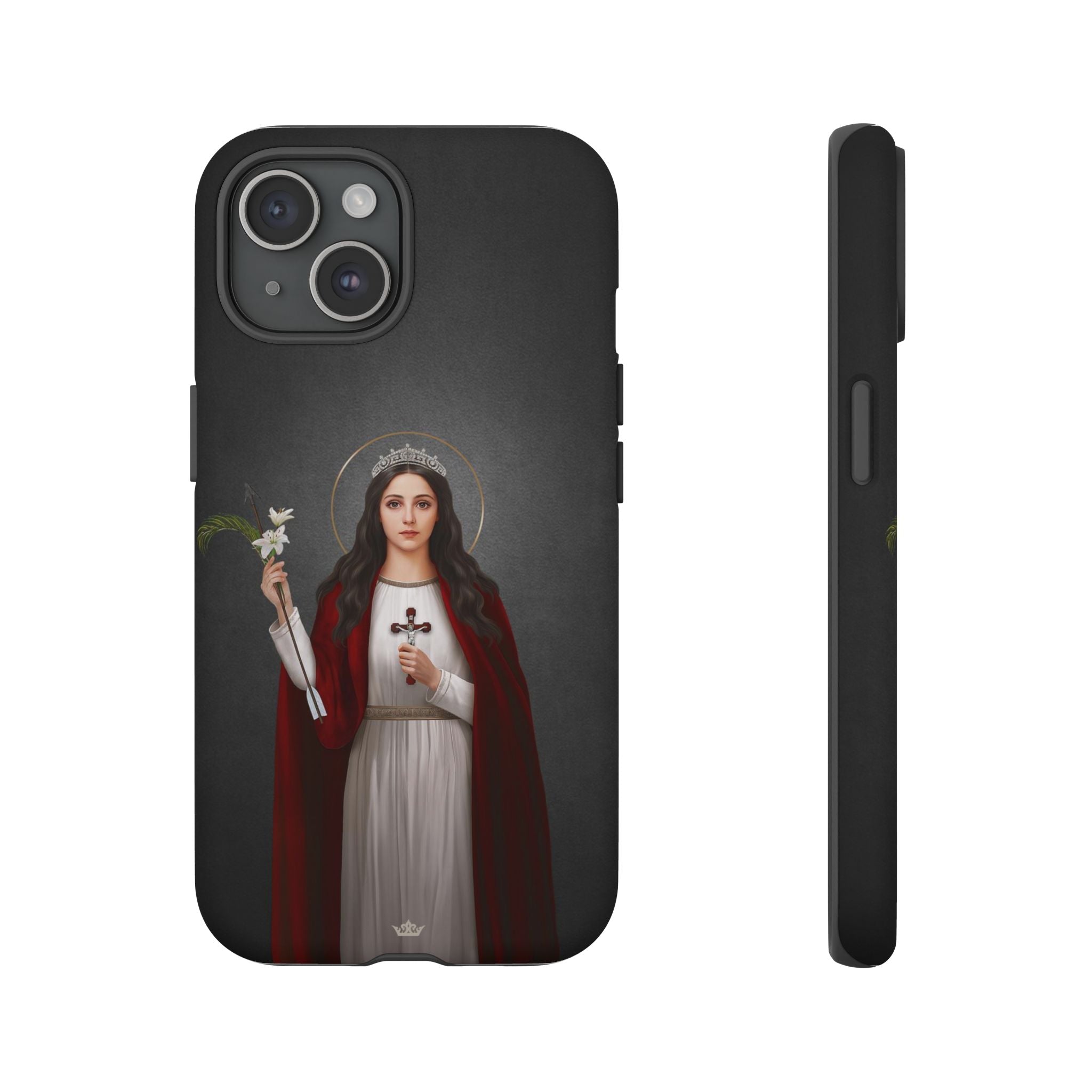 St. Philomena Hard Phone Case (Dark)