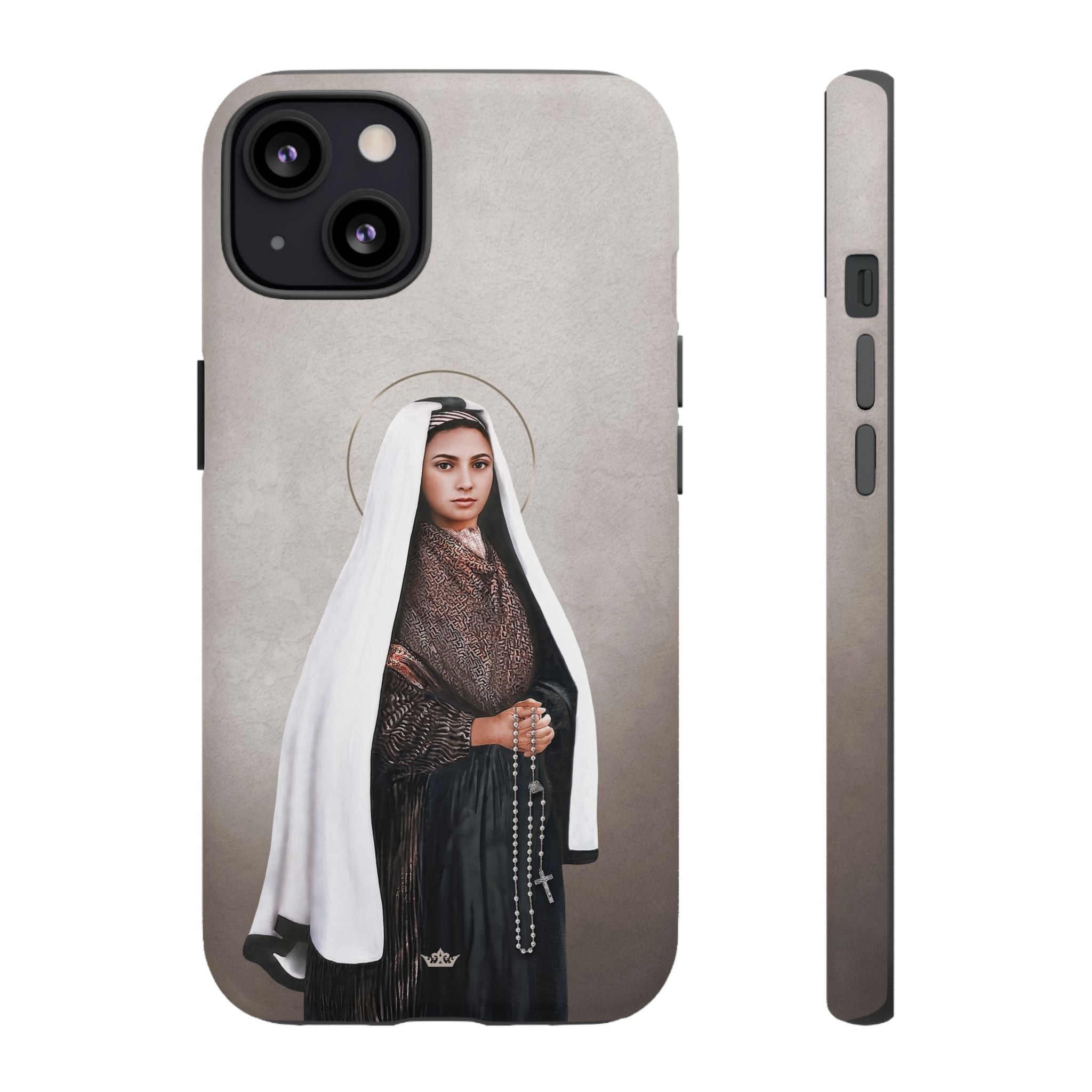 St. Bernadette Hard Phone Case (Light)