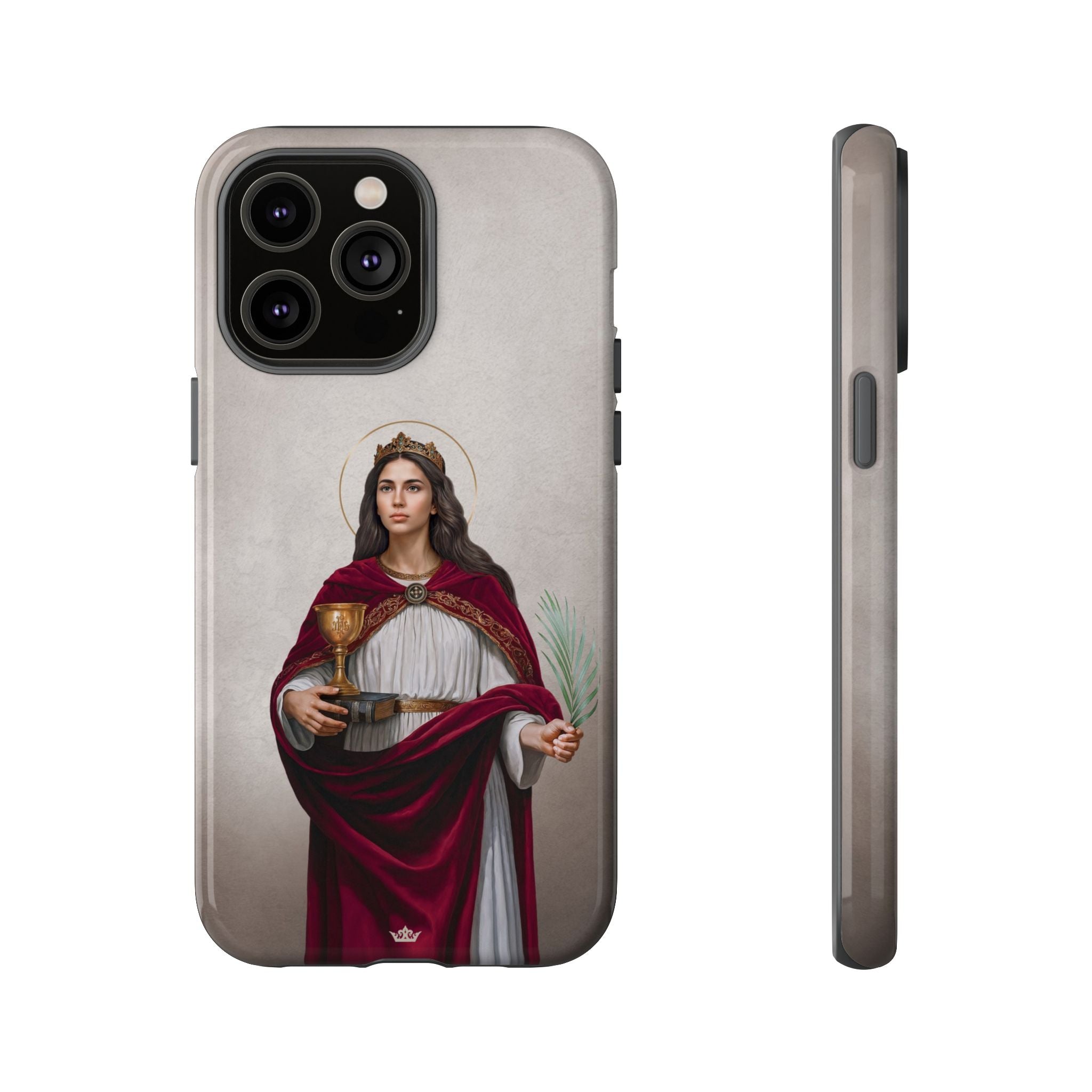 St. Barbara Hard Phone Case (Light)