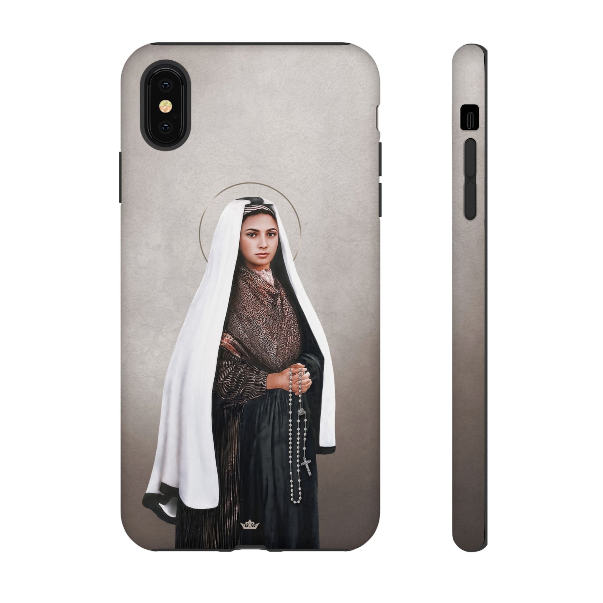 St. Bernadette Hard Phone Case (Light)