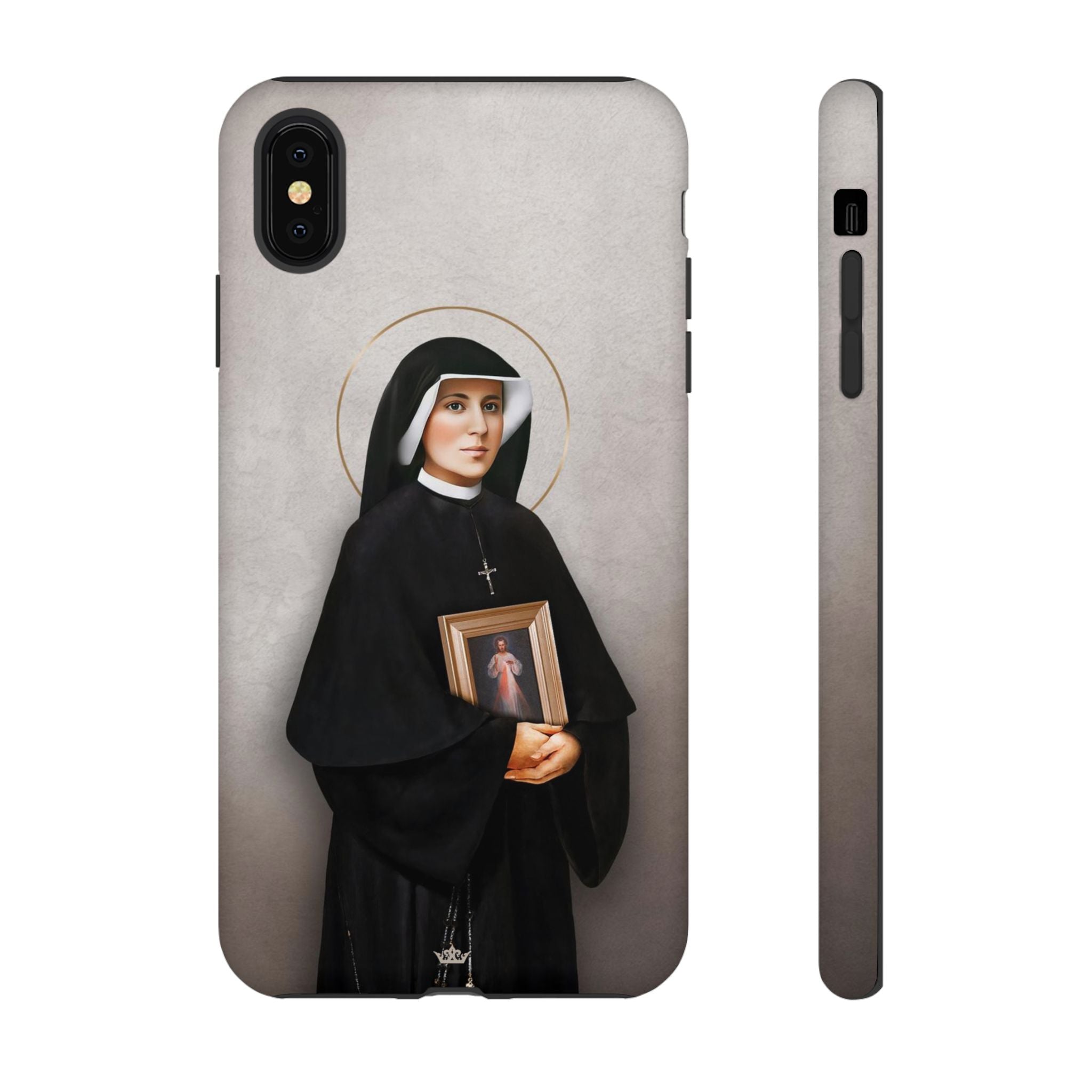 St. Faustina Hard Phone Case (Light)