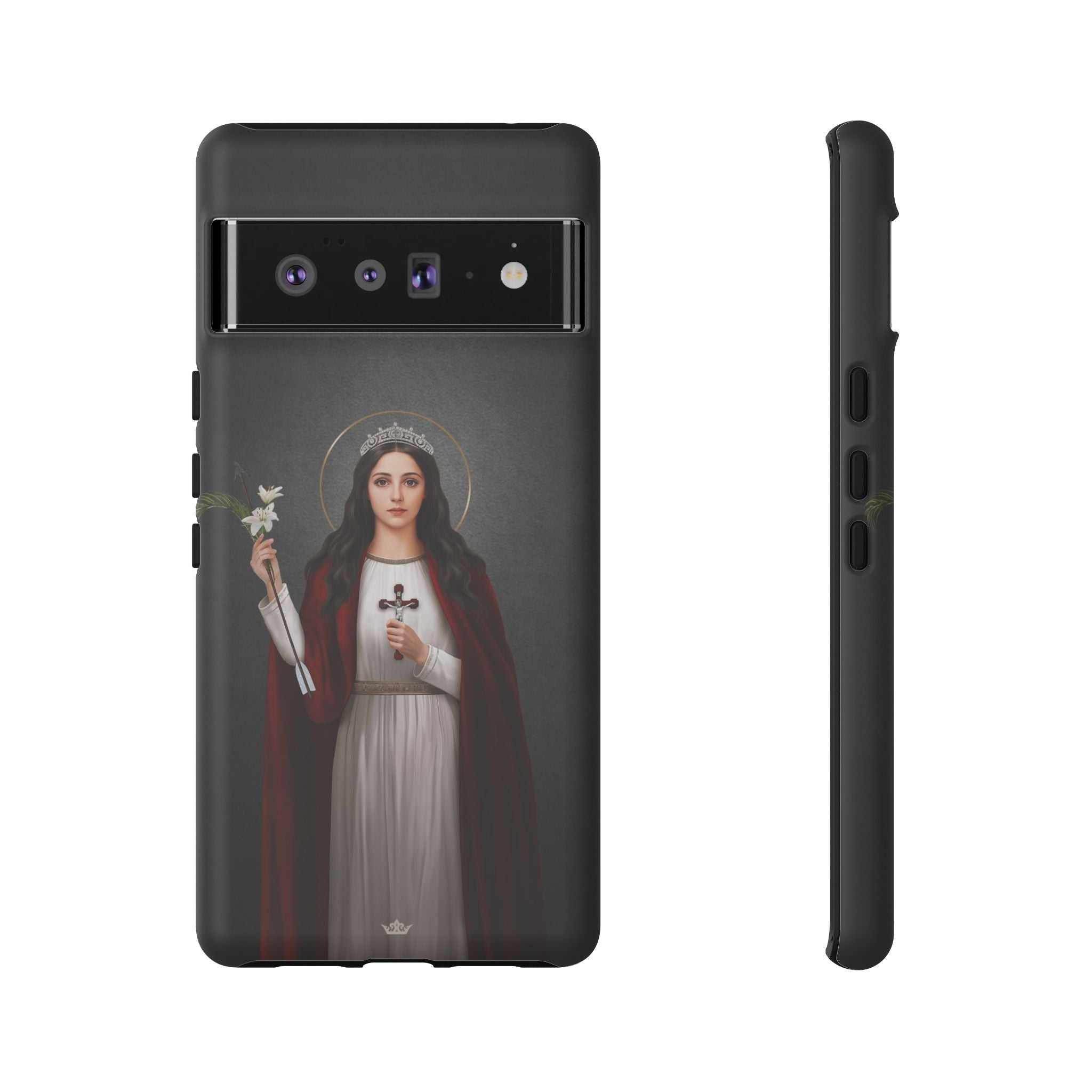 St. Philomena Hard Phone Case (Dark)