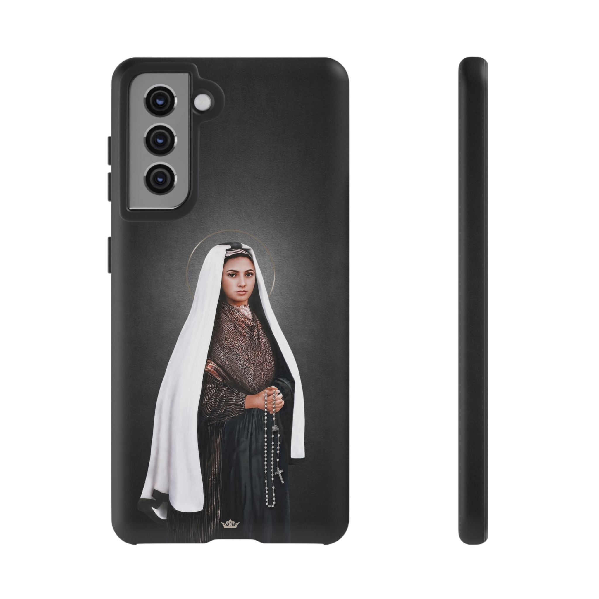 St. Bernadette Hard Phone Case (Dark)