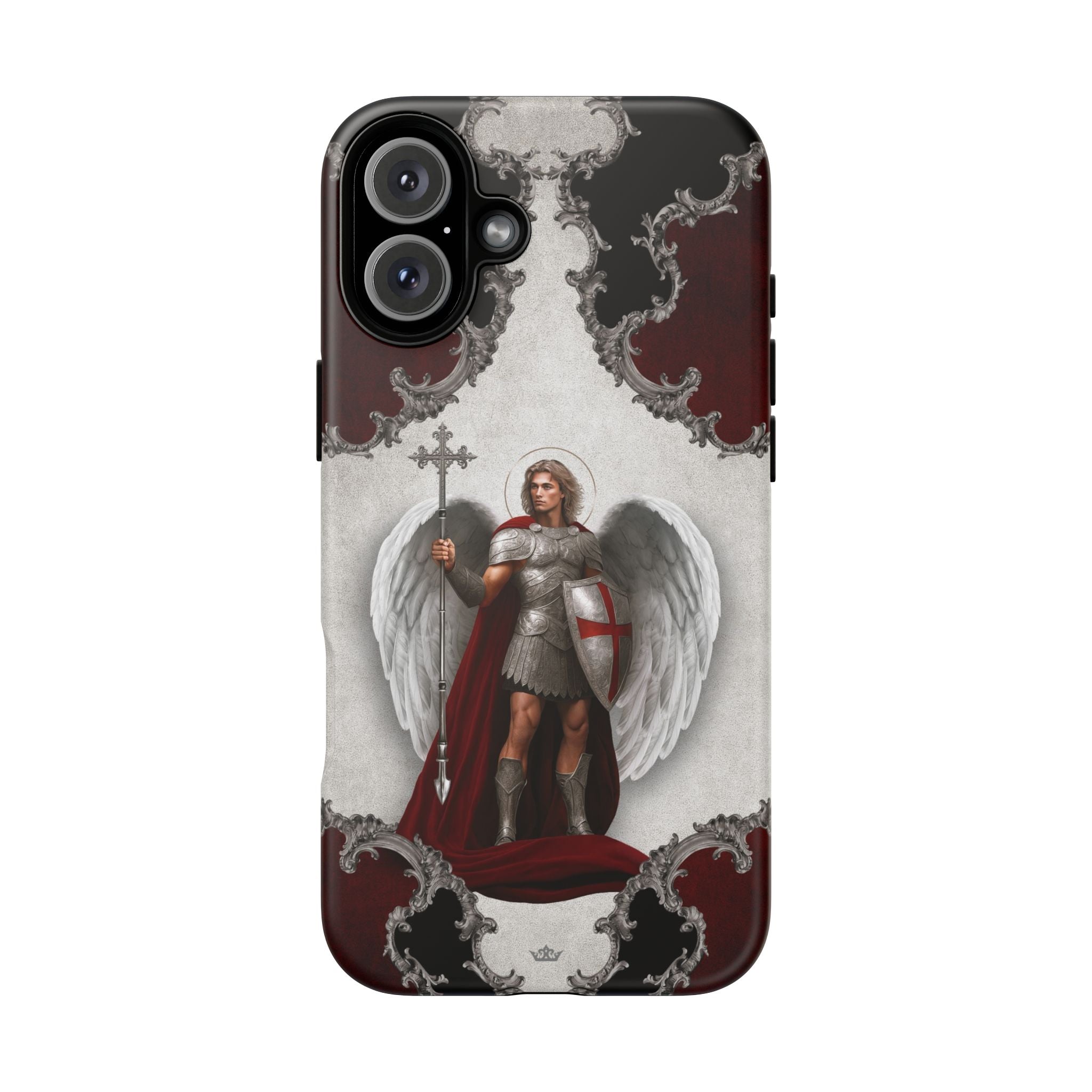 St. Michael the Archangel Victorious Hard Phone Case (Baroque)