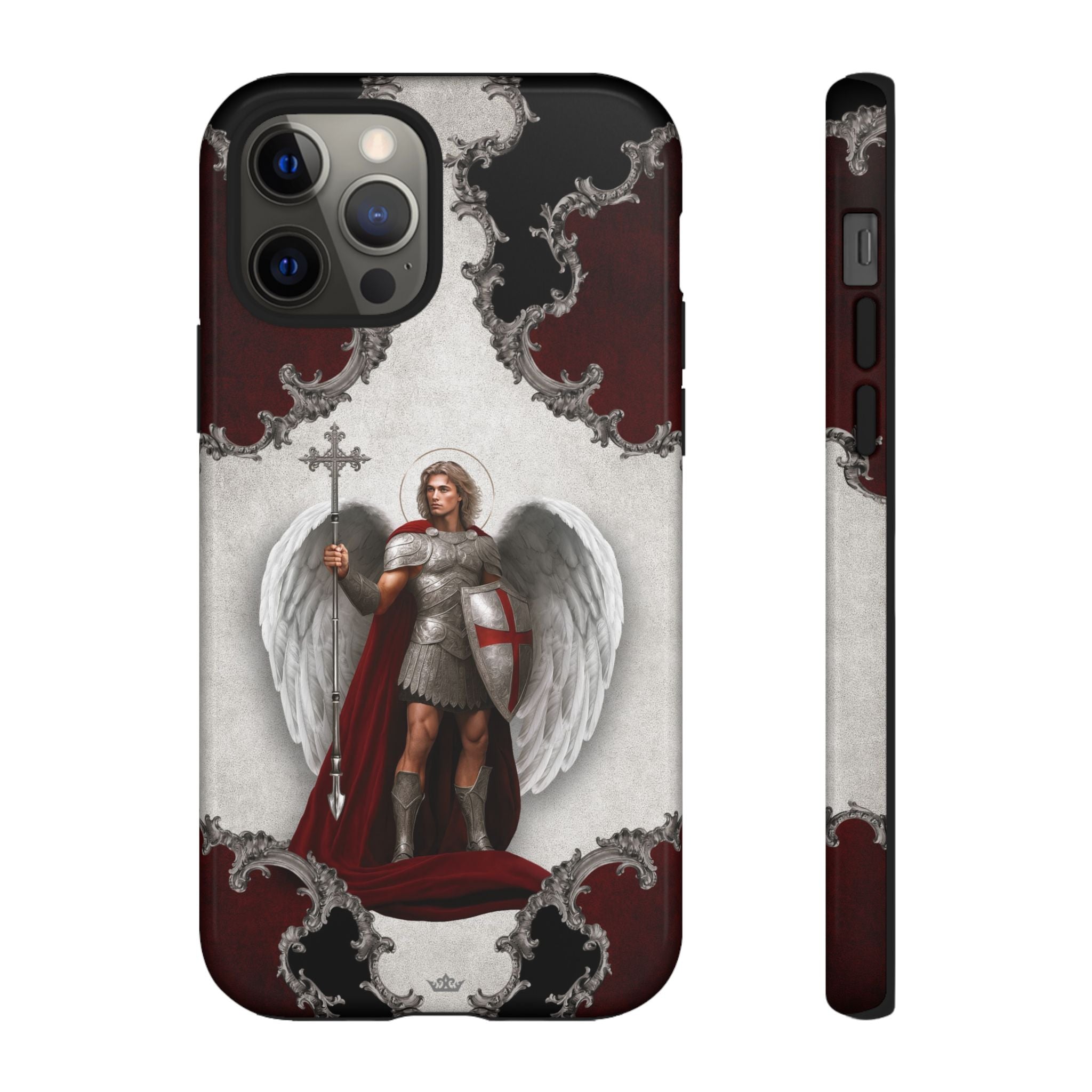 St. Michael the Archangel Victorious Hard Phone Case (Baroque)