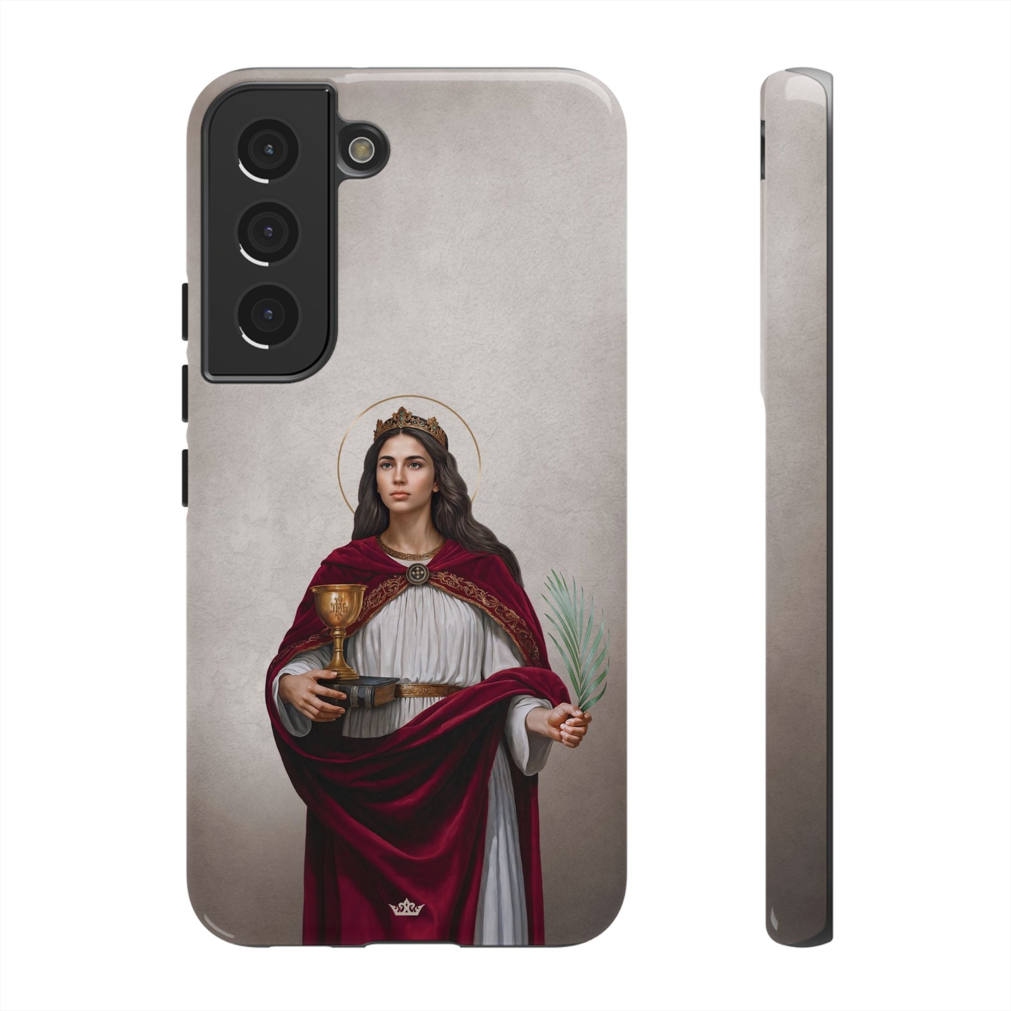 St. Barbara Hard Phone Case (Light)