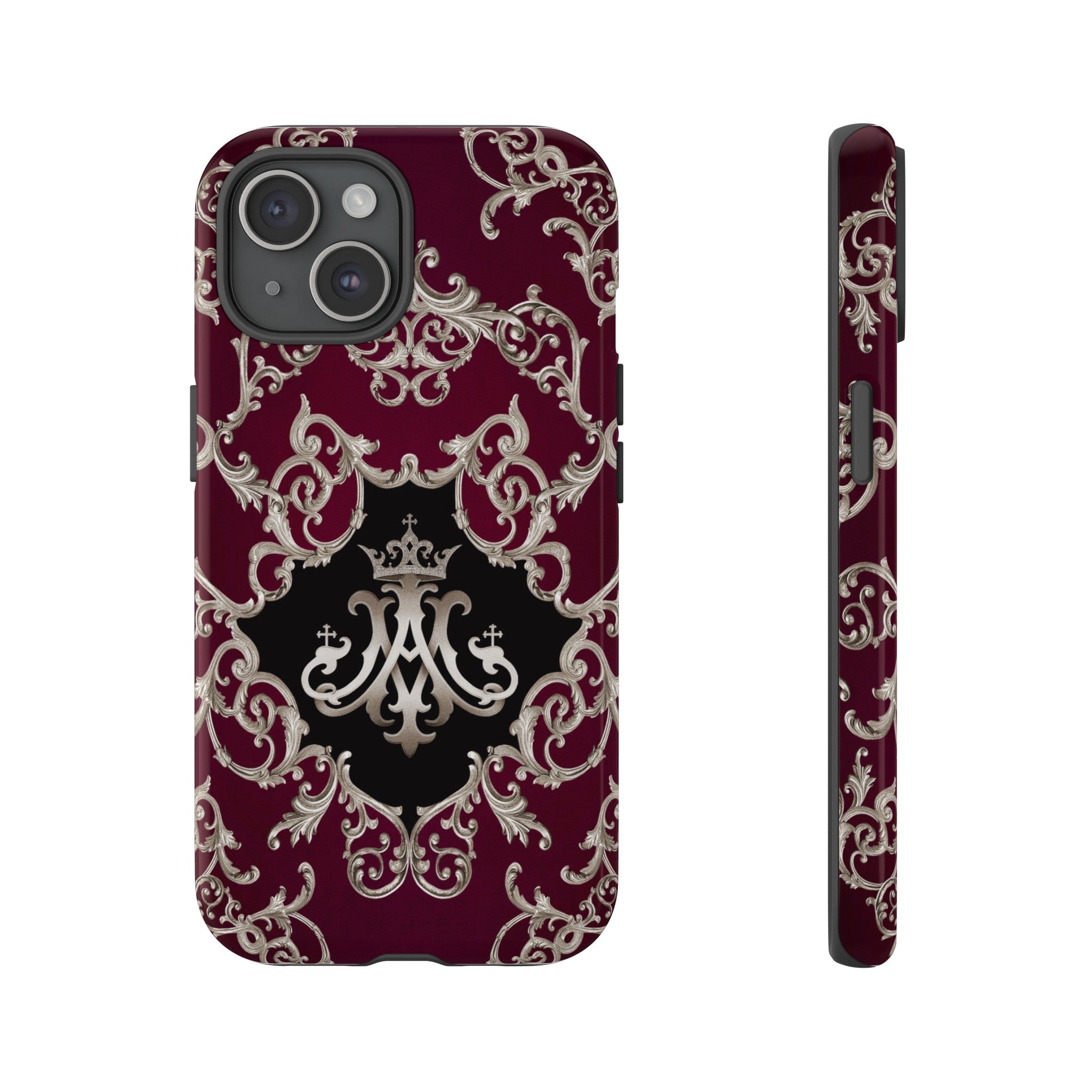 Ave Maria Hard Phone Case (Baroque Mahogany)