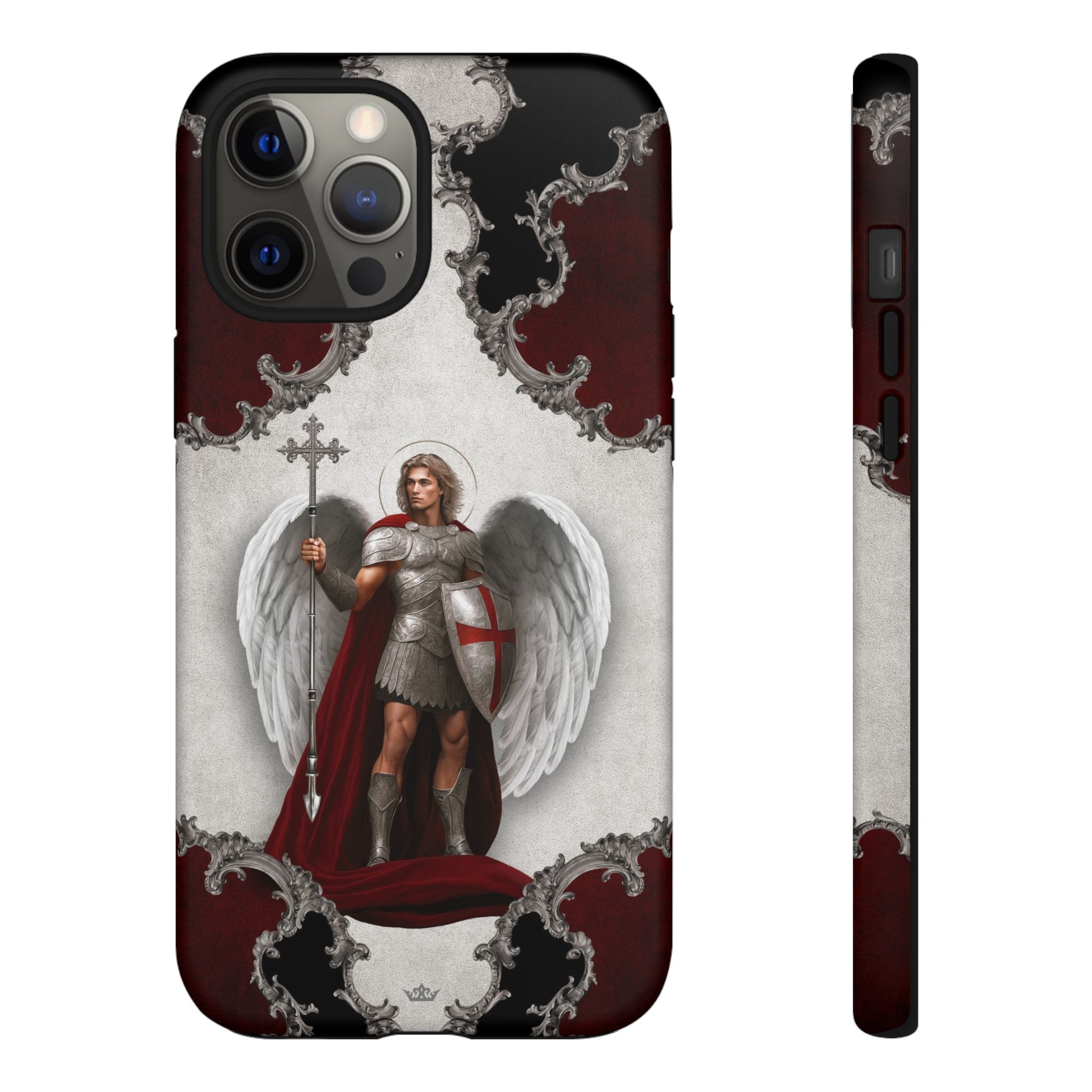 St. Michael the Archangel Victorious Hard Phone Case (Baroque)