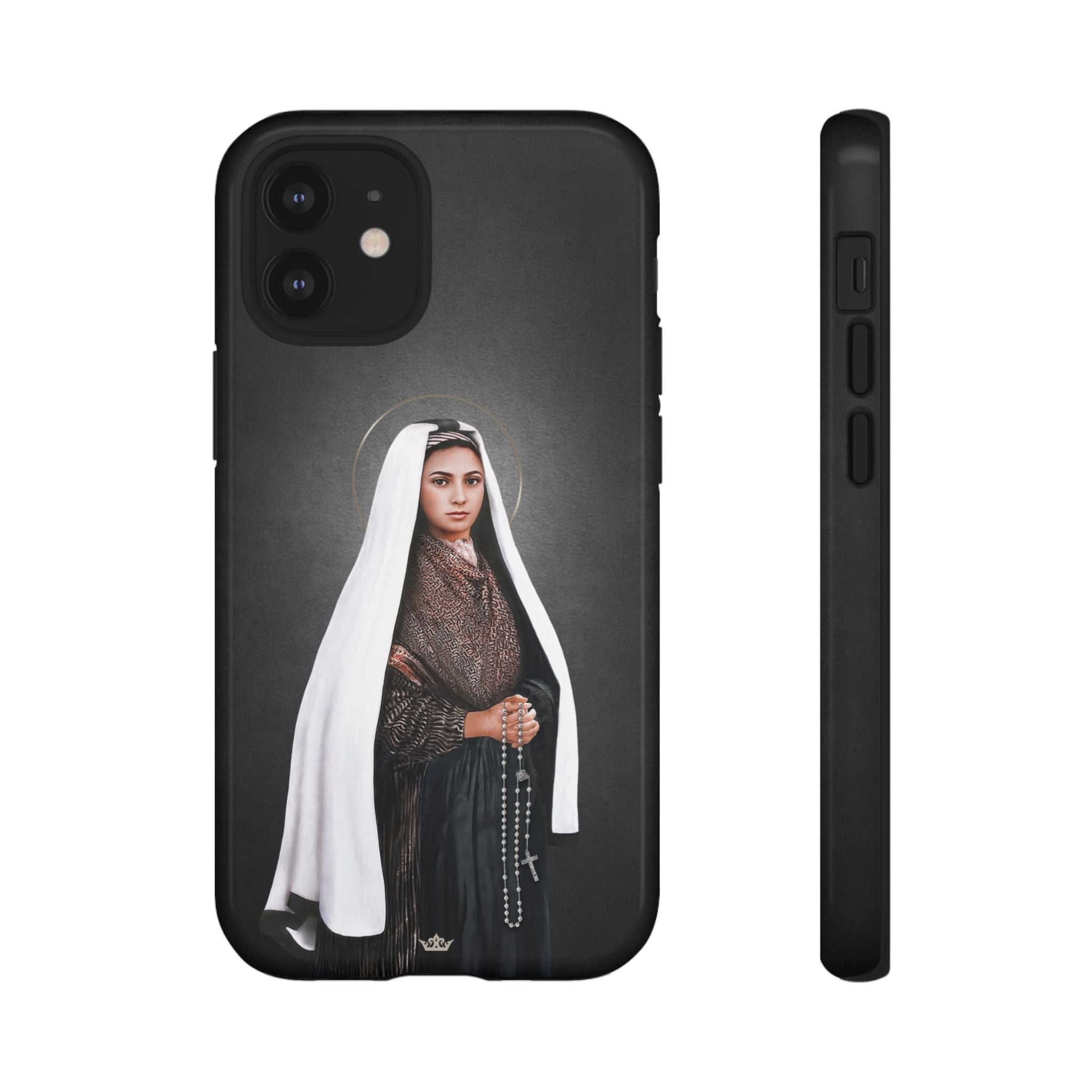 St. Bernadette Hard Phone Case (Dark)