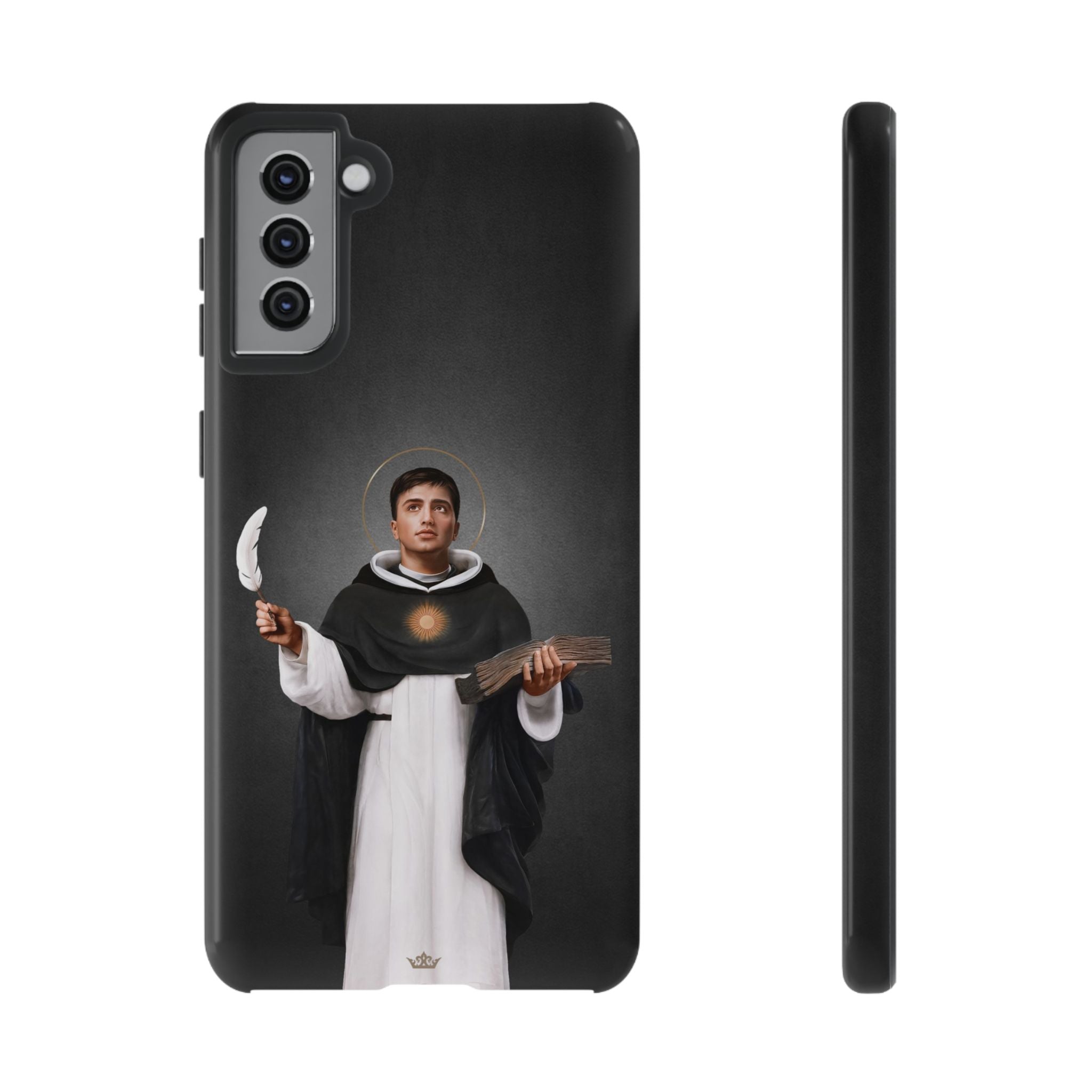 St. Thomas Aquinas Hard Phone Case (Dark)