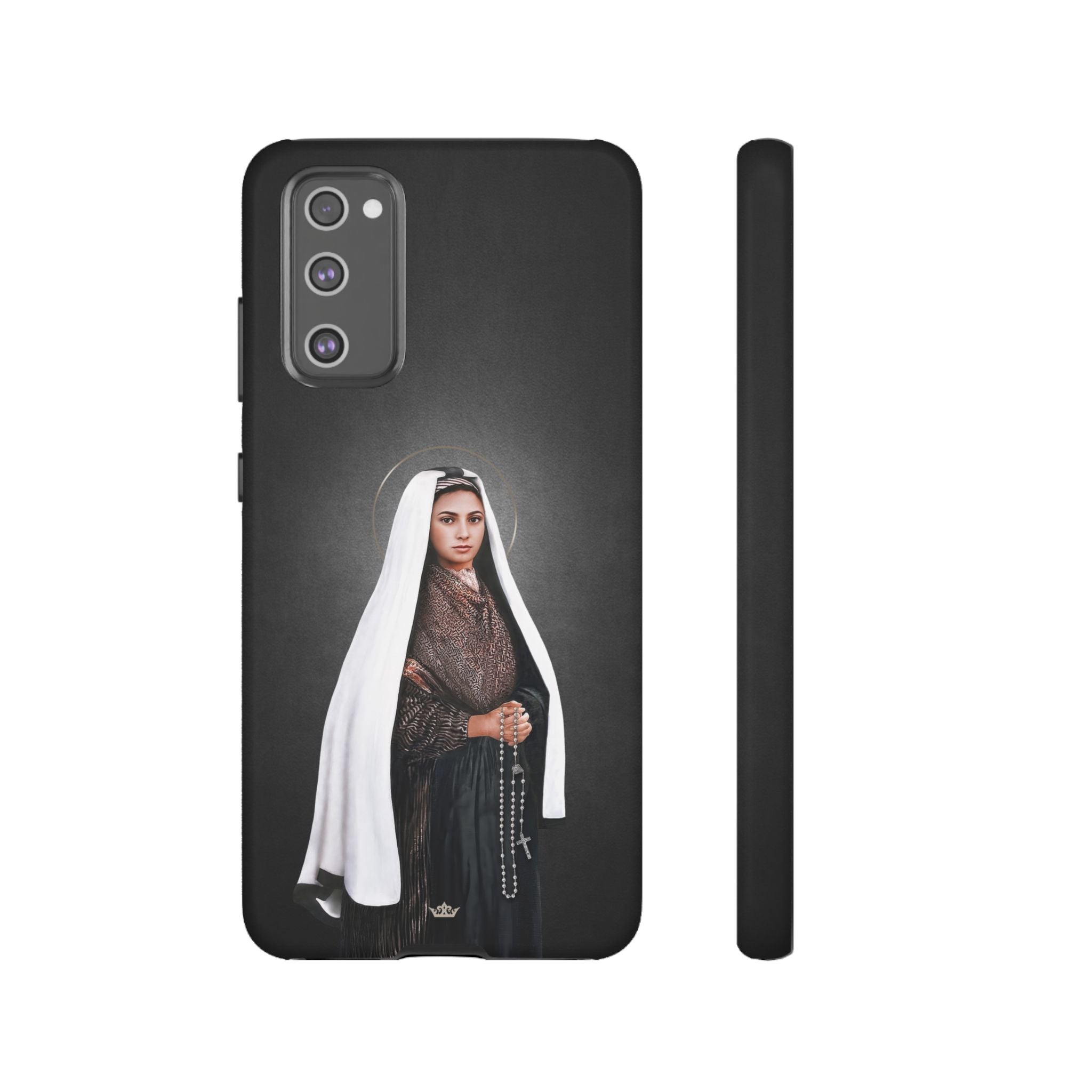 St. Bernadette Hard Phone Case (Dark)