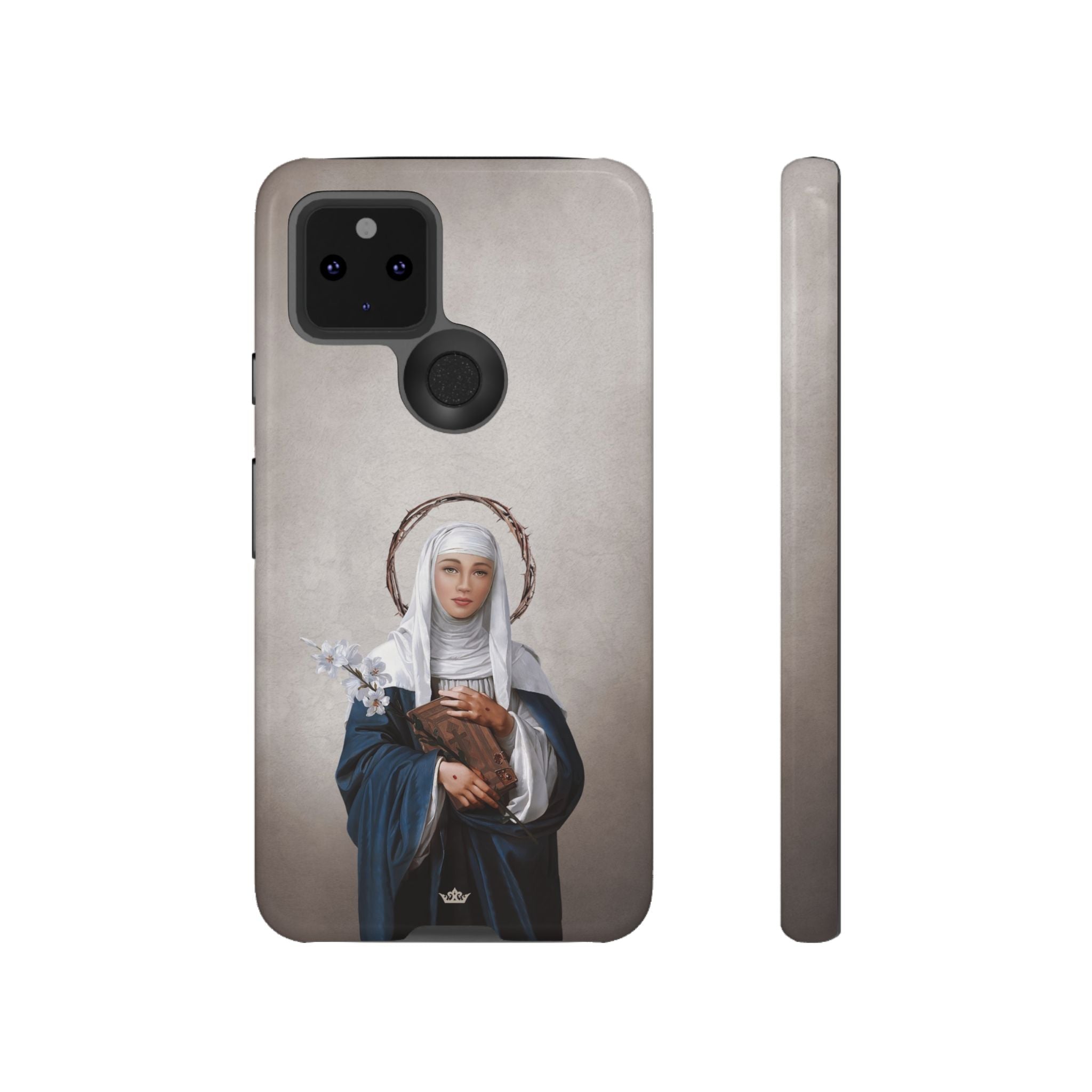 St. Catherine of Siena Hard Phone Case (Light)