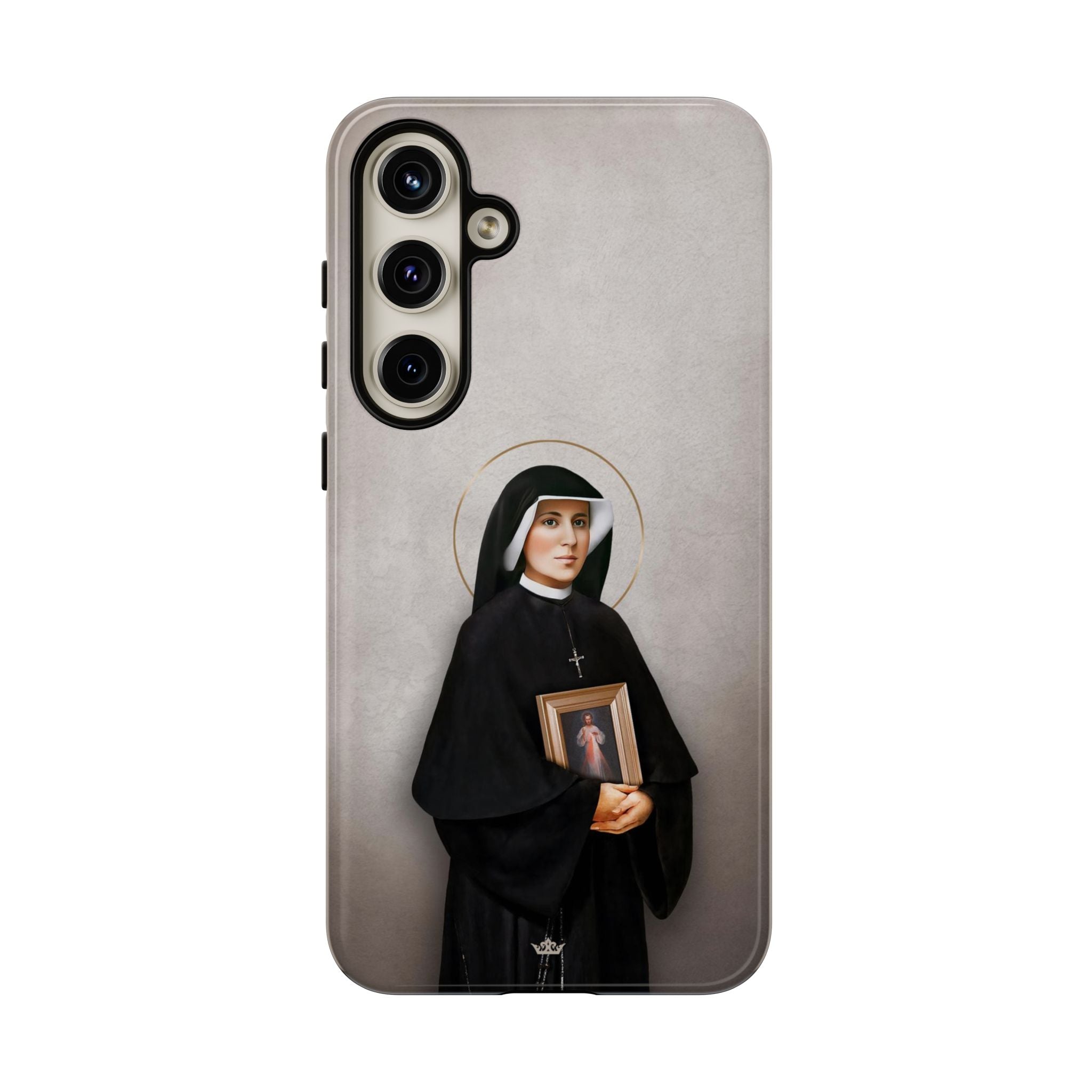 St. Faustina Hard Phone Case (Light)