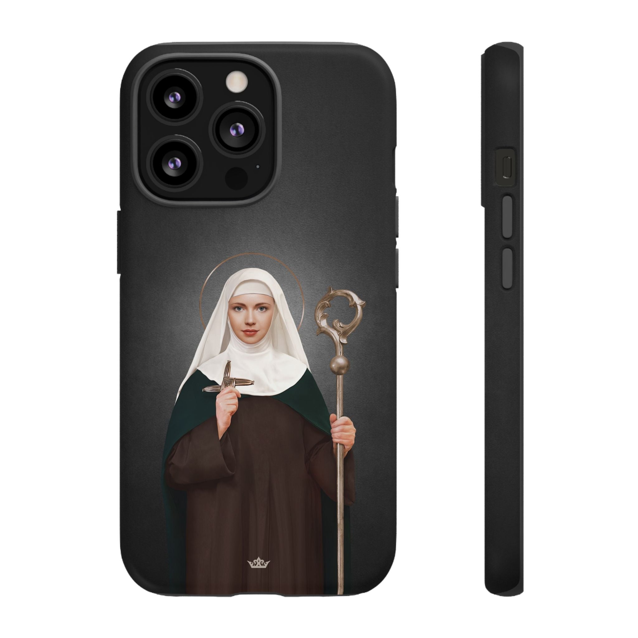 St. Brigid of Ireland Hard Phone Case (Dark)