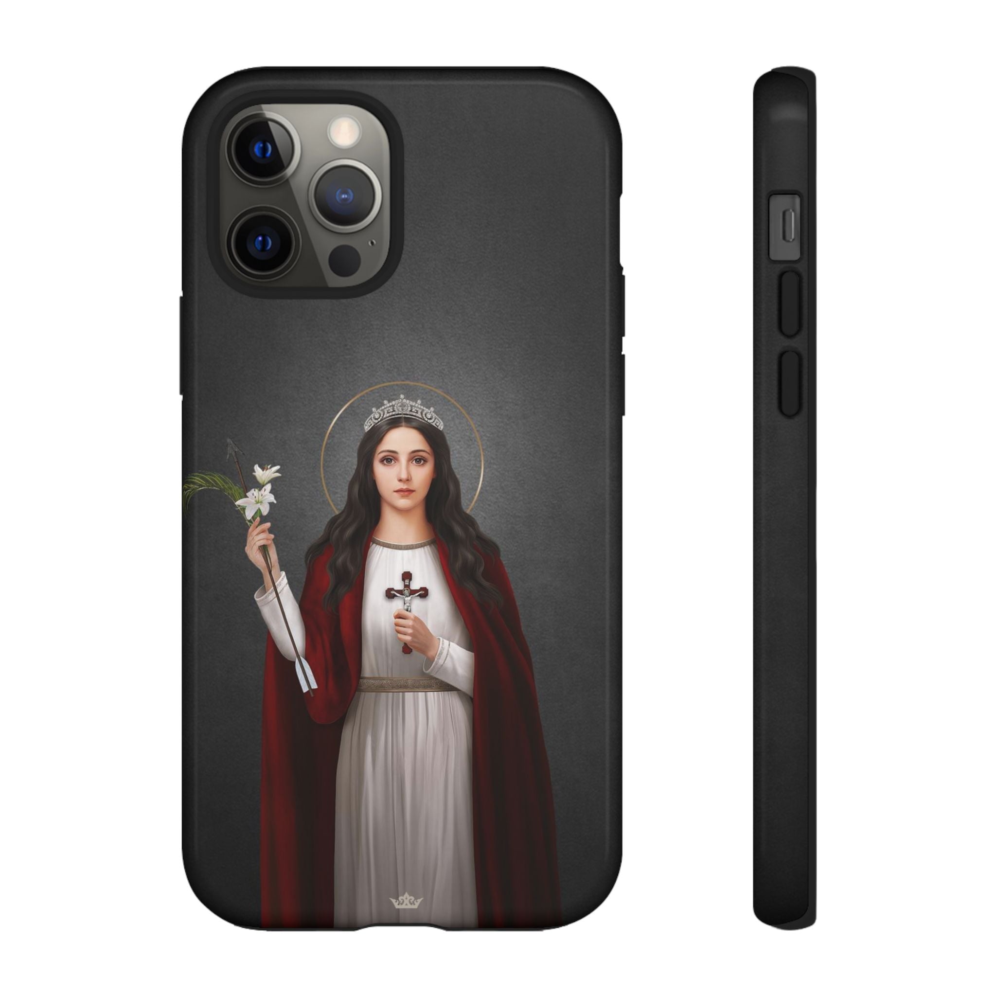 St. Philomena Hard Phone Case (Dark)