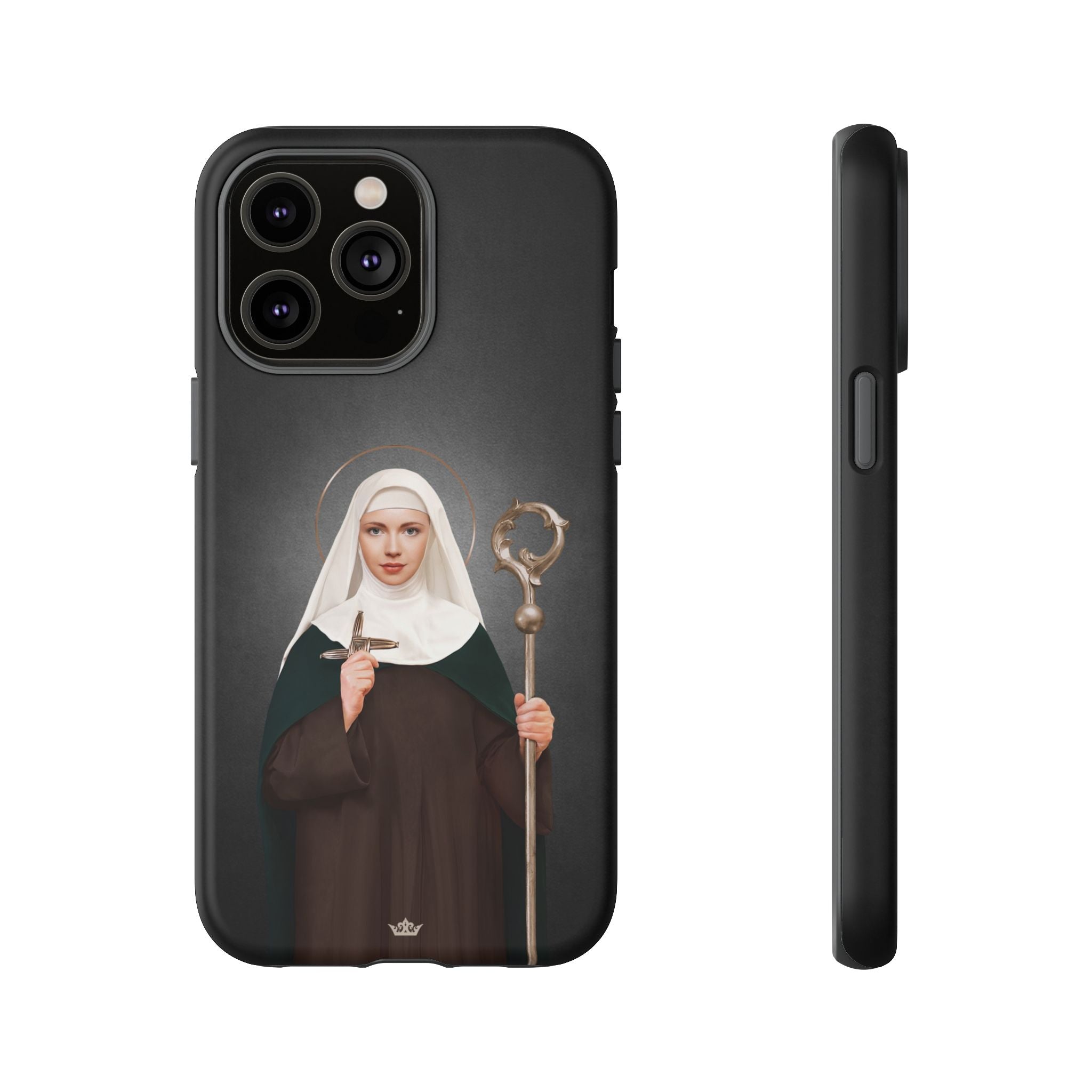 St. Brigid of Ireland Hard Phone Case (Dark)