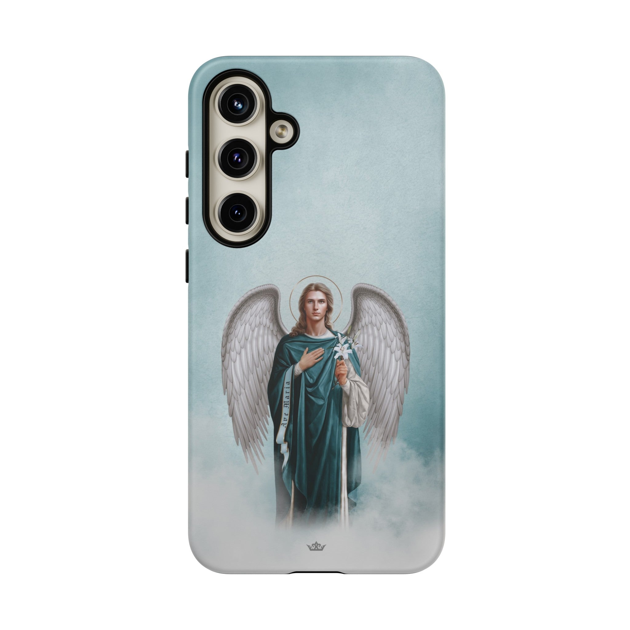 St. Gabriel the Archangel Hard Phone Case (Blue)