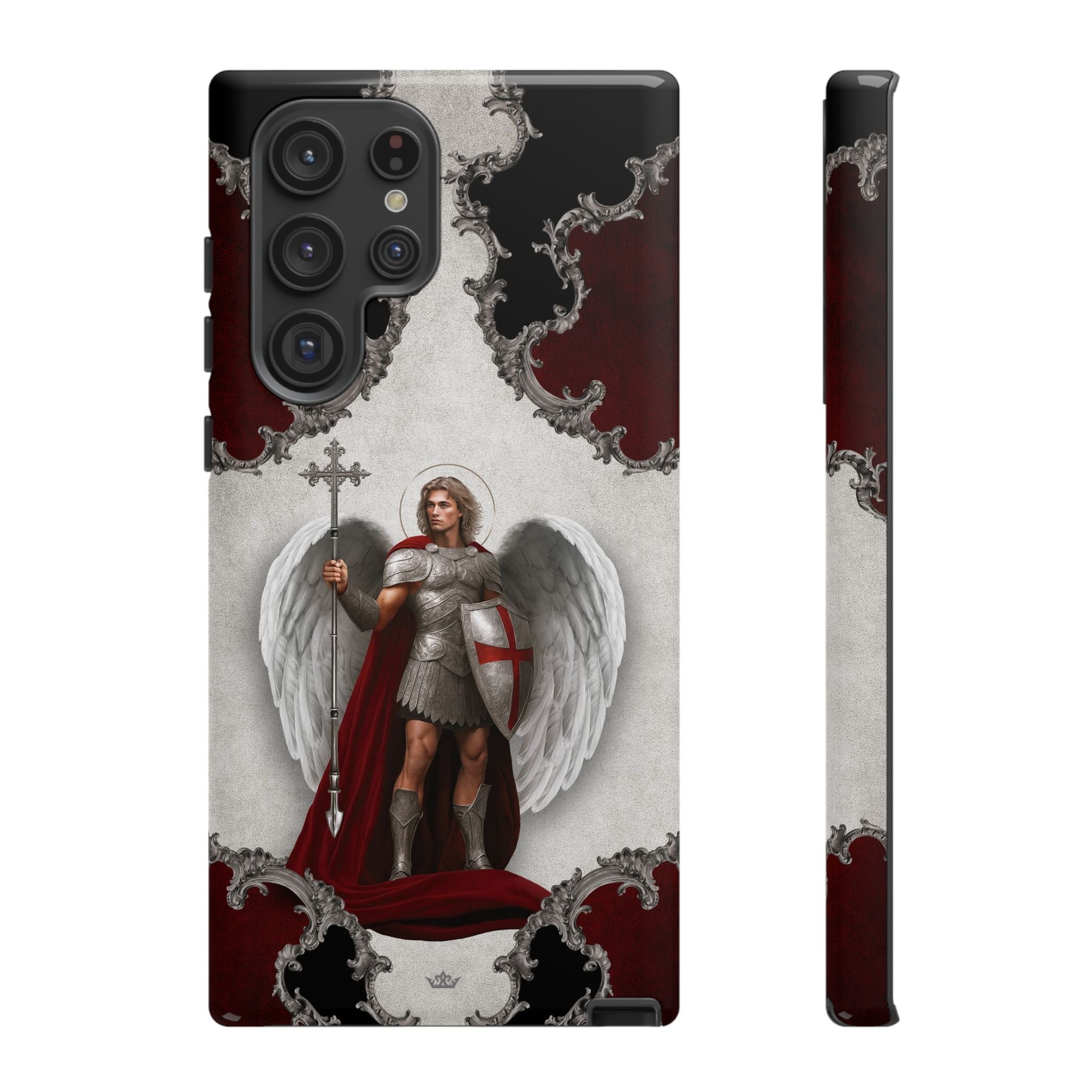 St. Michael the Archangel Victorious Hard Phone Case (Baroque)