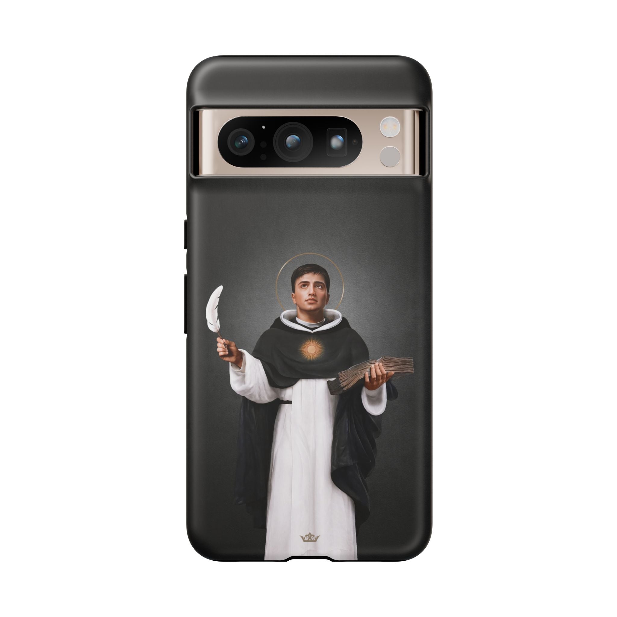 St. Thomas Aquinas Hard Phone Case (Dark)