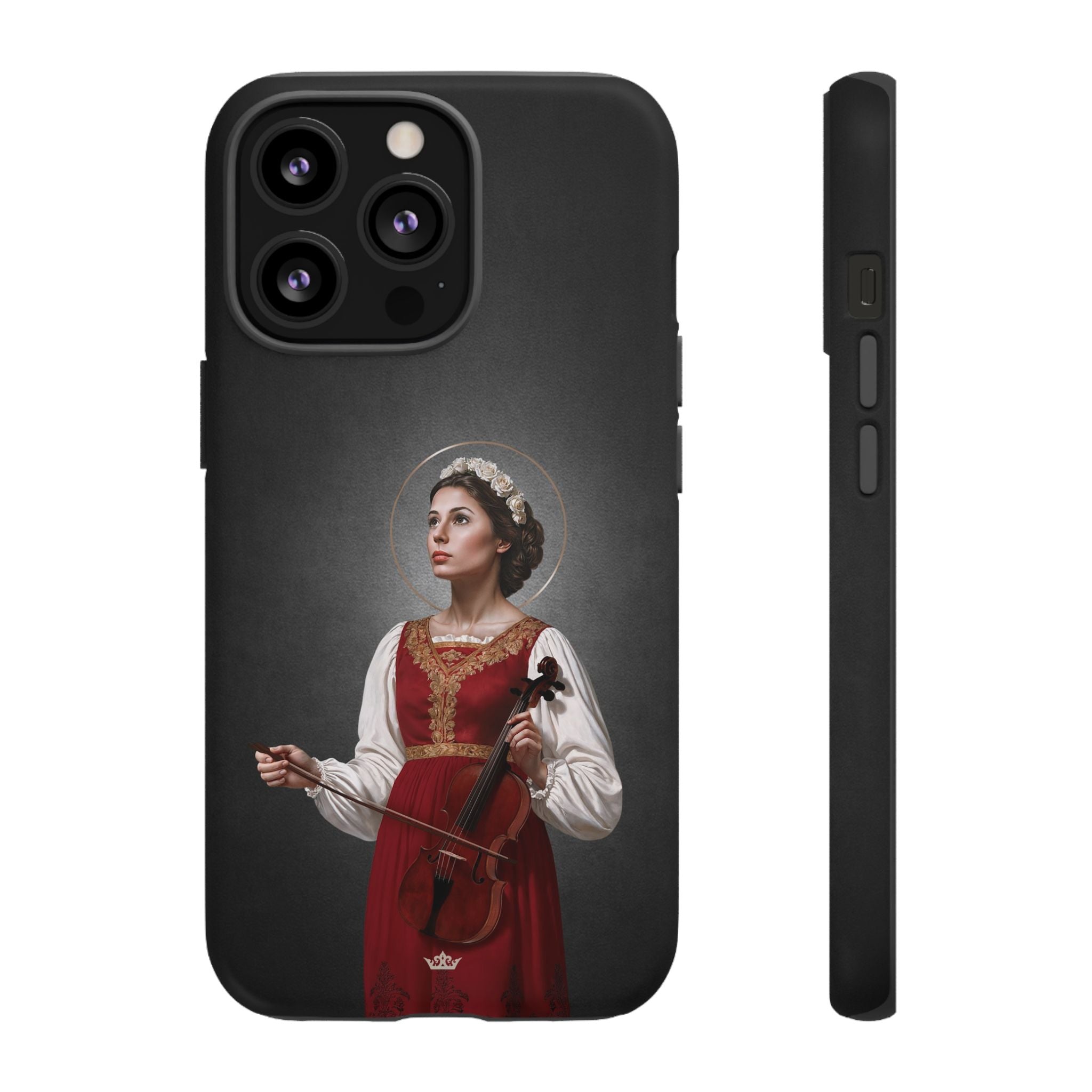 St. Cecilia Hard Phone Case (Dark)