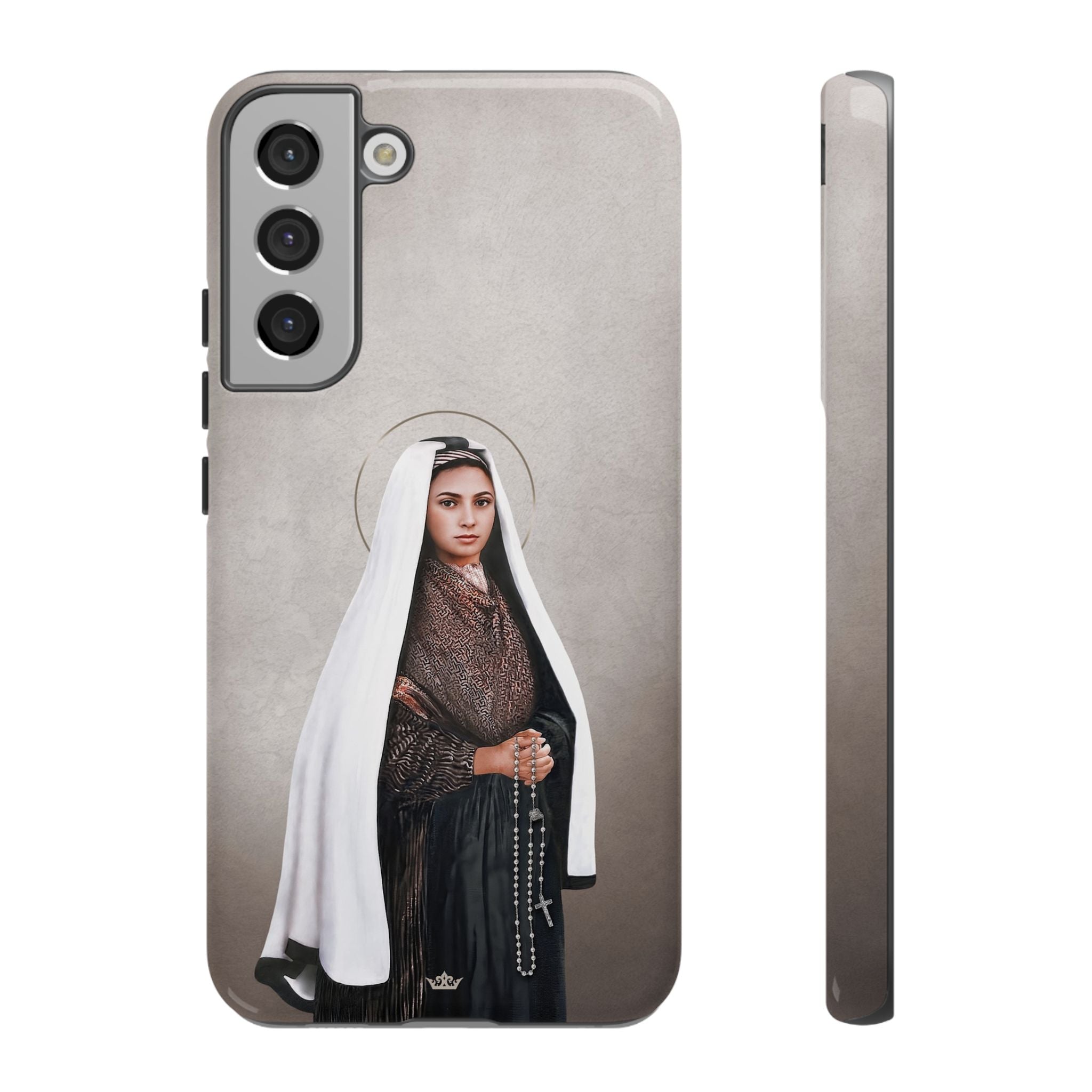 St. Bernadette Hard Phone Case (Light)